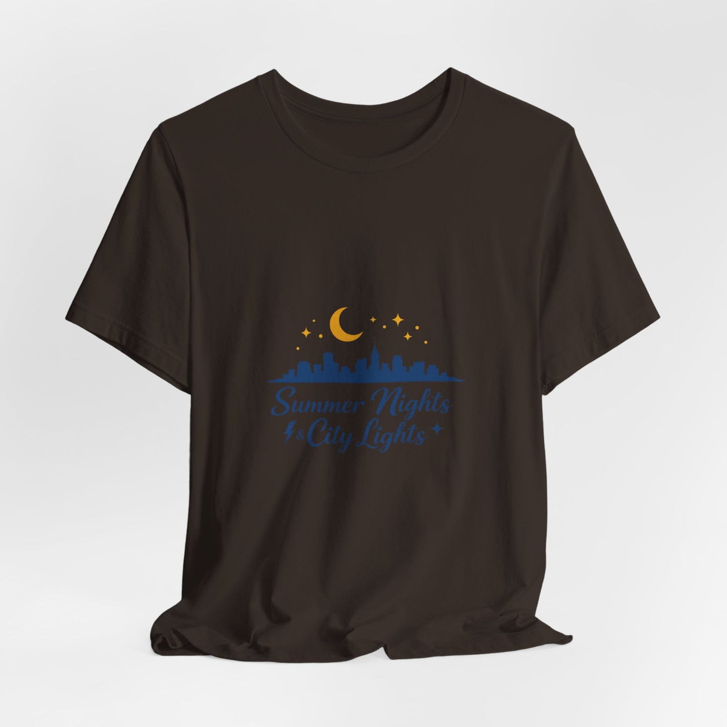 Summer Vibes City Nights T-Shirt — "Summer Nights and City Light"
