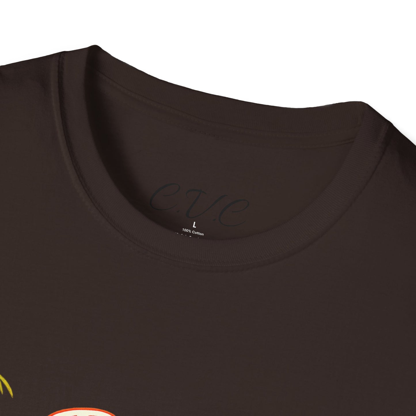 T-Shirt — "Body Hotter Than a Summer" Retro Rainbow Beach Graphic