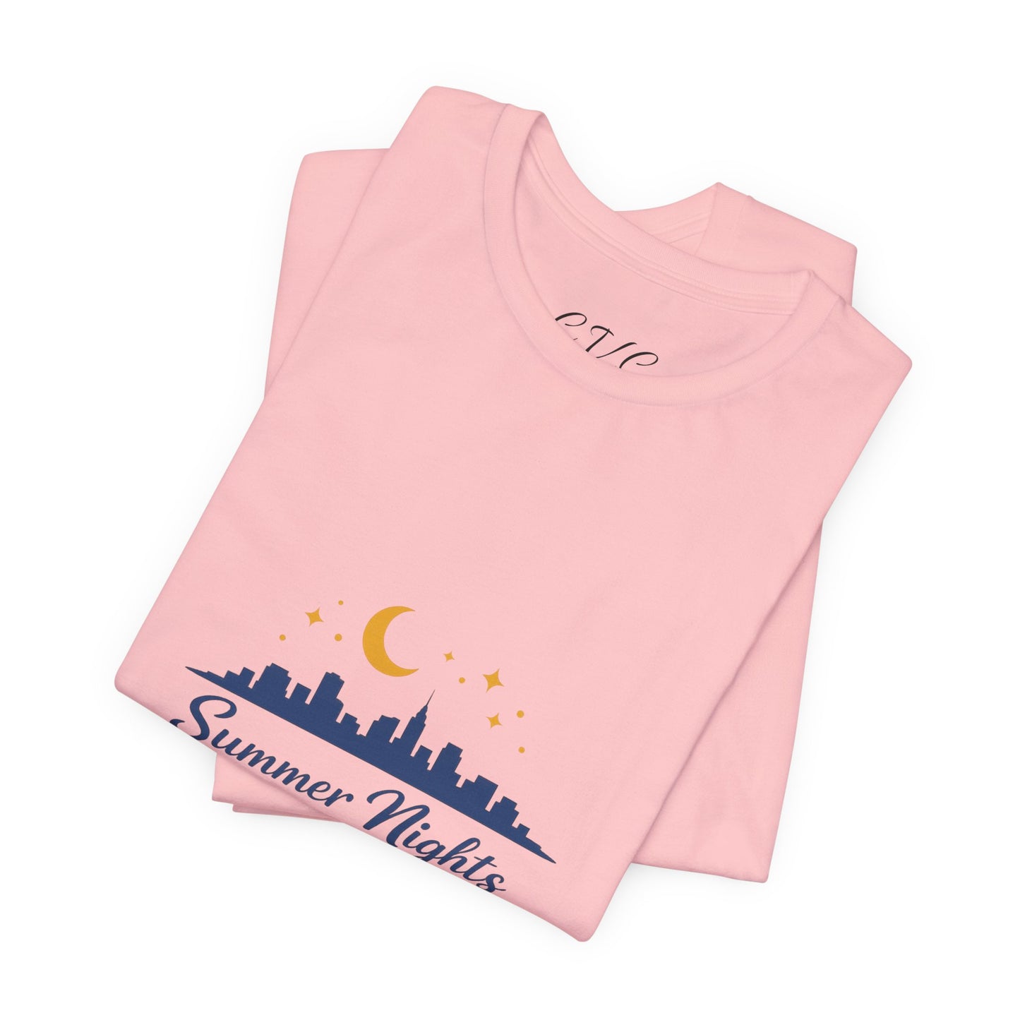 Summer Vibes City Nights T-Shirt — "Summer Nights and City Light"