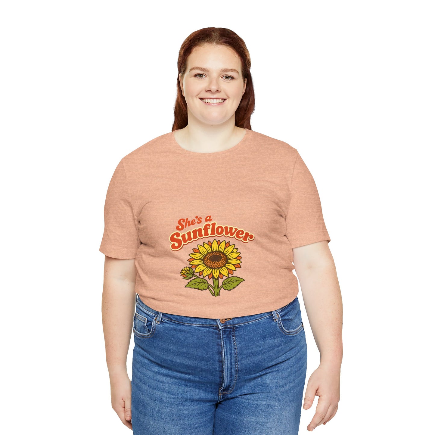 She's a Sunflower Tee — Summer Vibes Floral Graphic T-Shirt