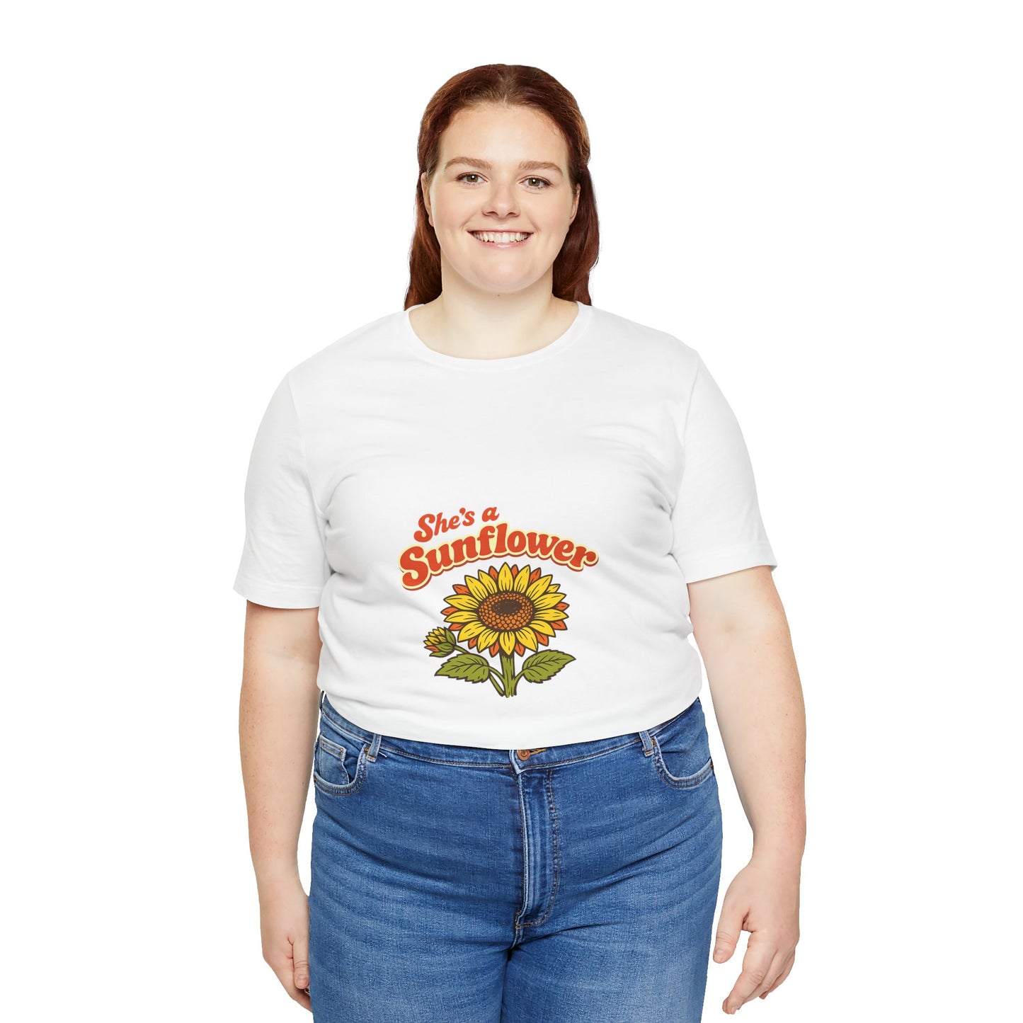 She's a Sunflower Tee — Summer Vibes Floral Graphic T-Shirt