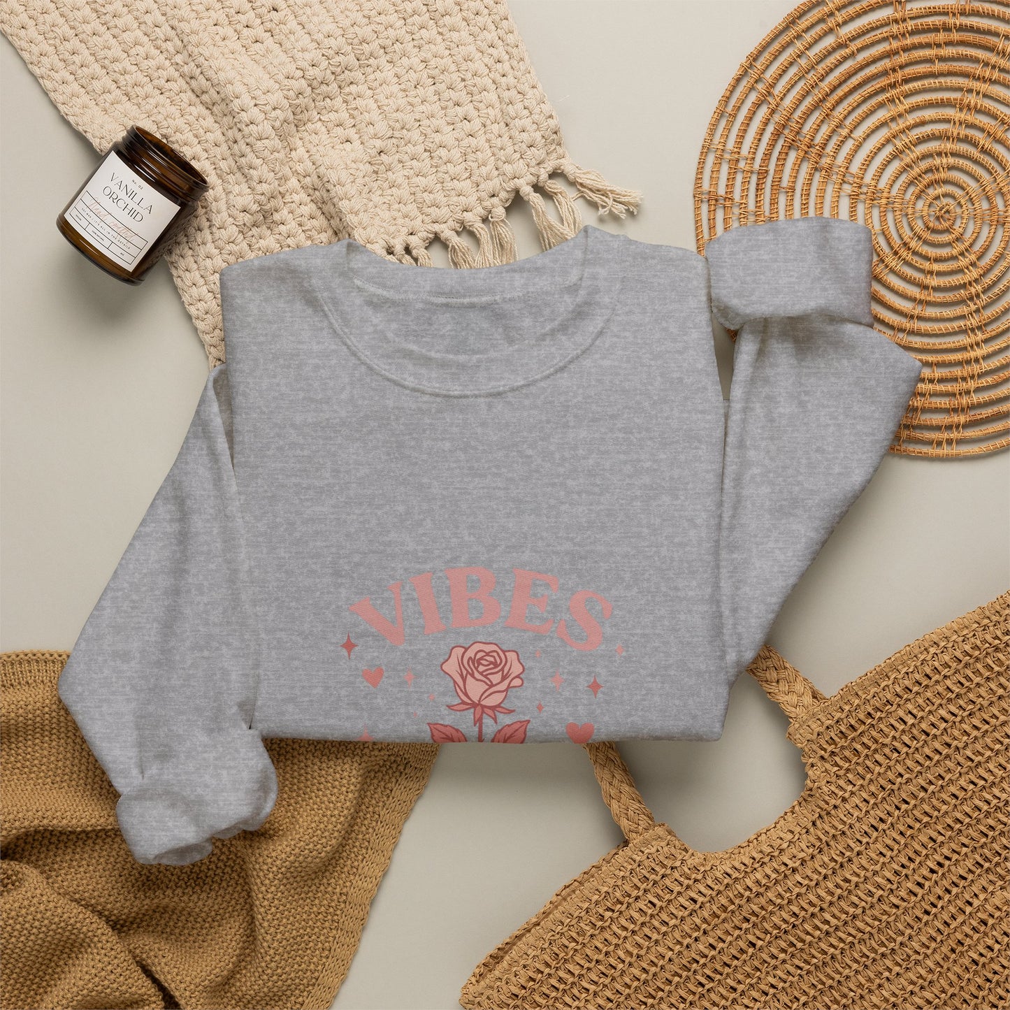 Roses Vibes Crewneck Sweatshirt