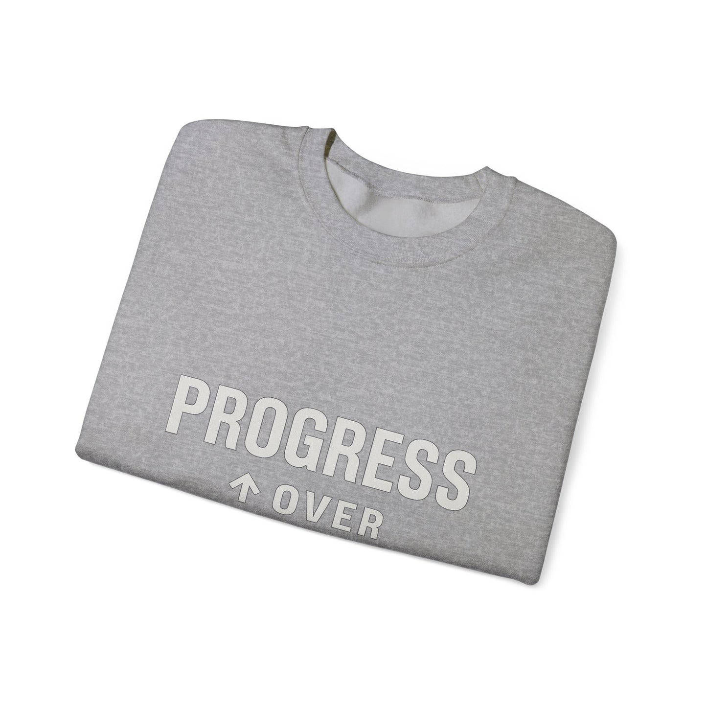 Peace Over Progress Sweatshirt — Minimalist Statement Crewneck
