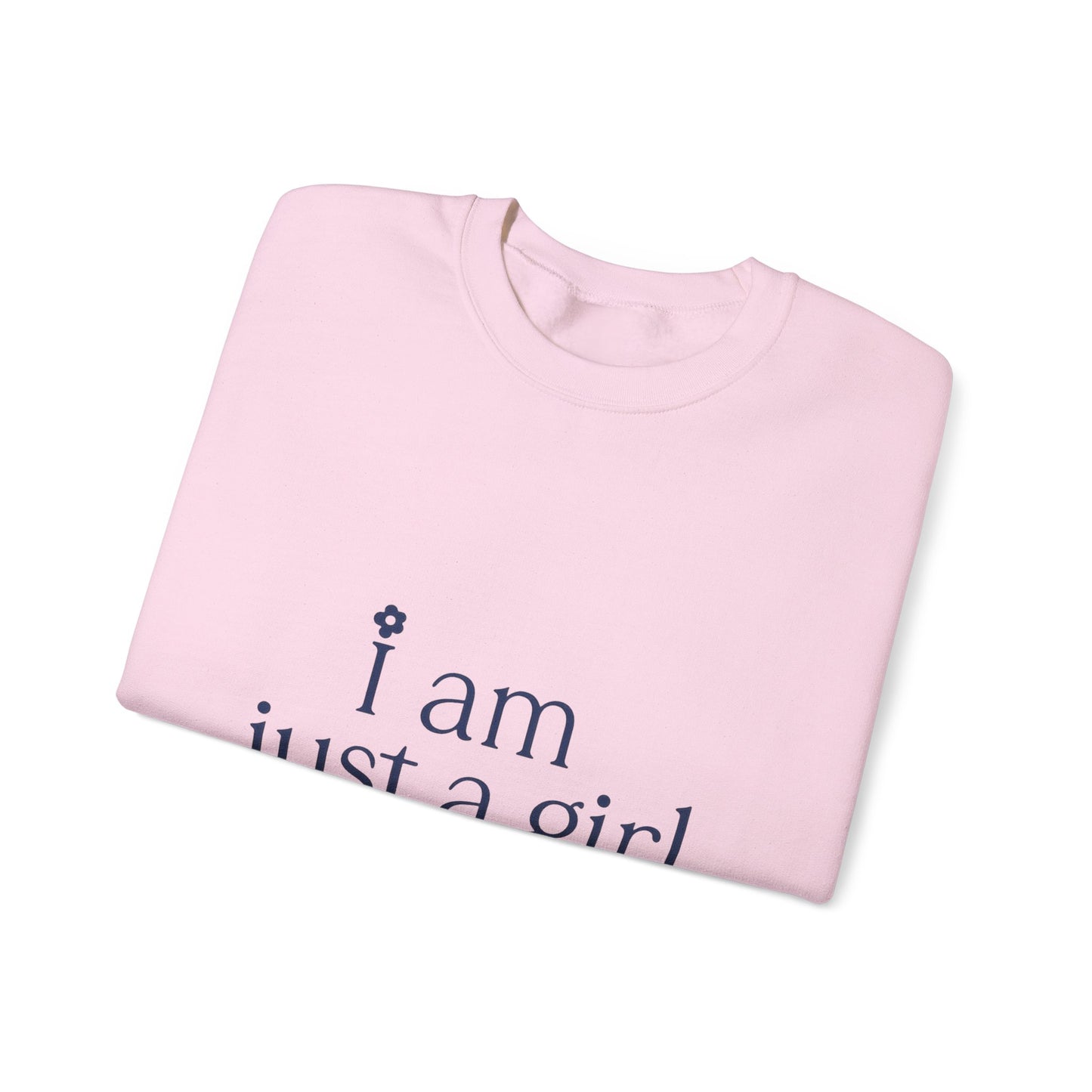 "I Am Just a Girl" Minimal Feminine Graphic