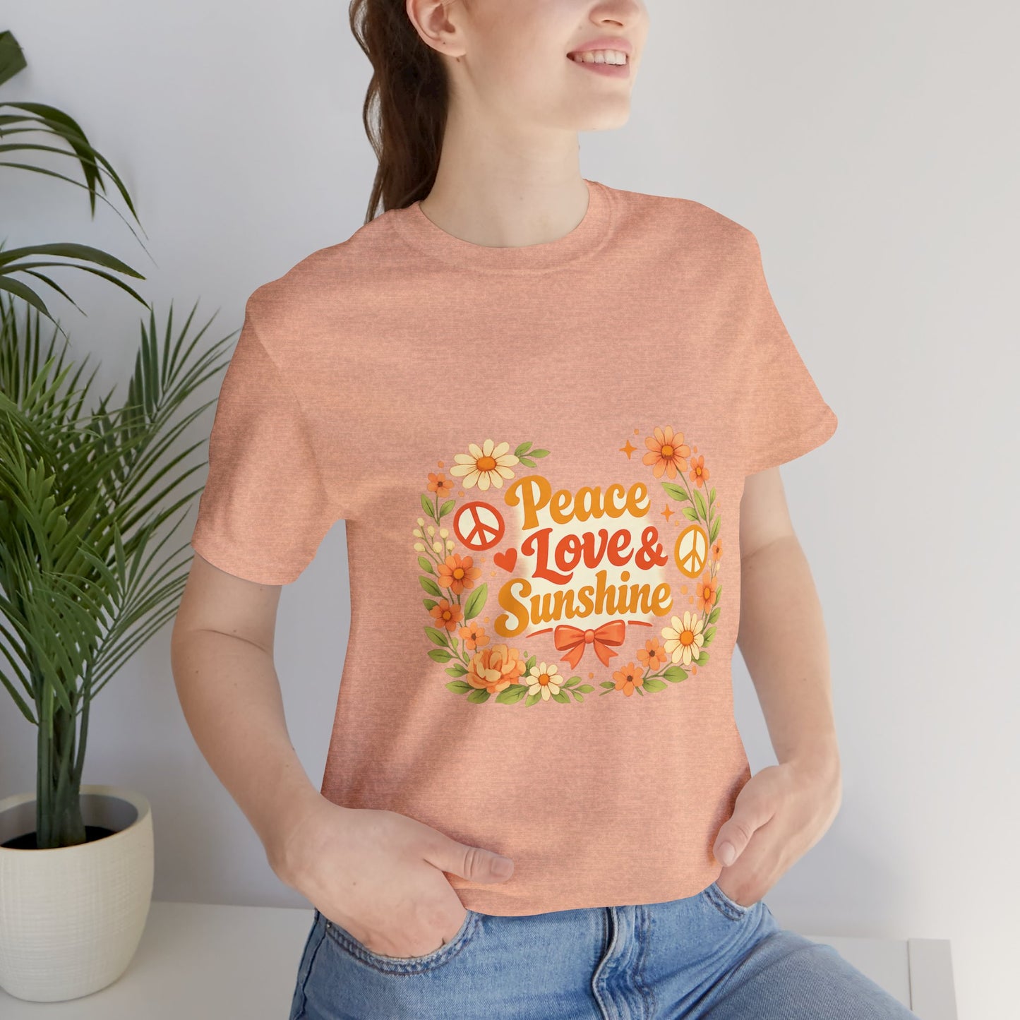 Peace Love and Sunshine Summer Vibes T-Shirt