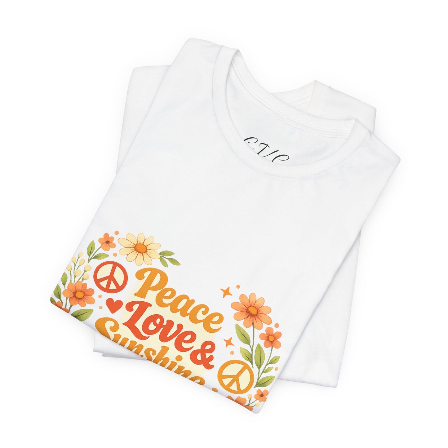 Peace Love and Sunshine Summer Vibes T-Shirt