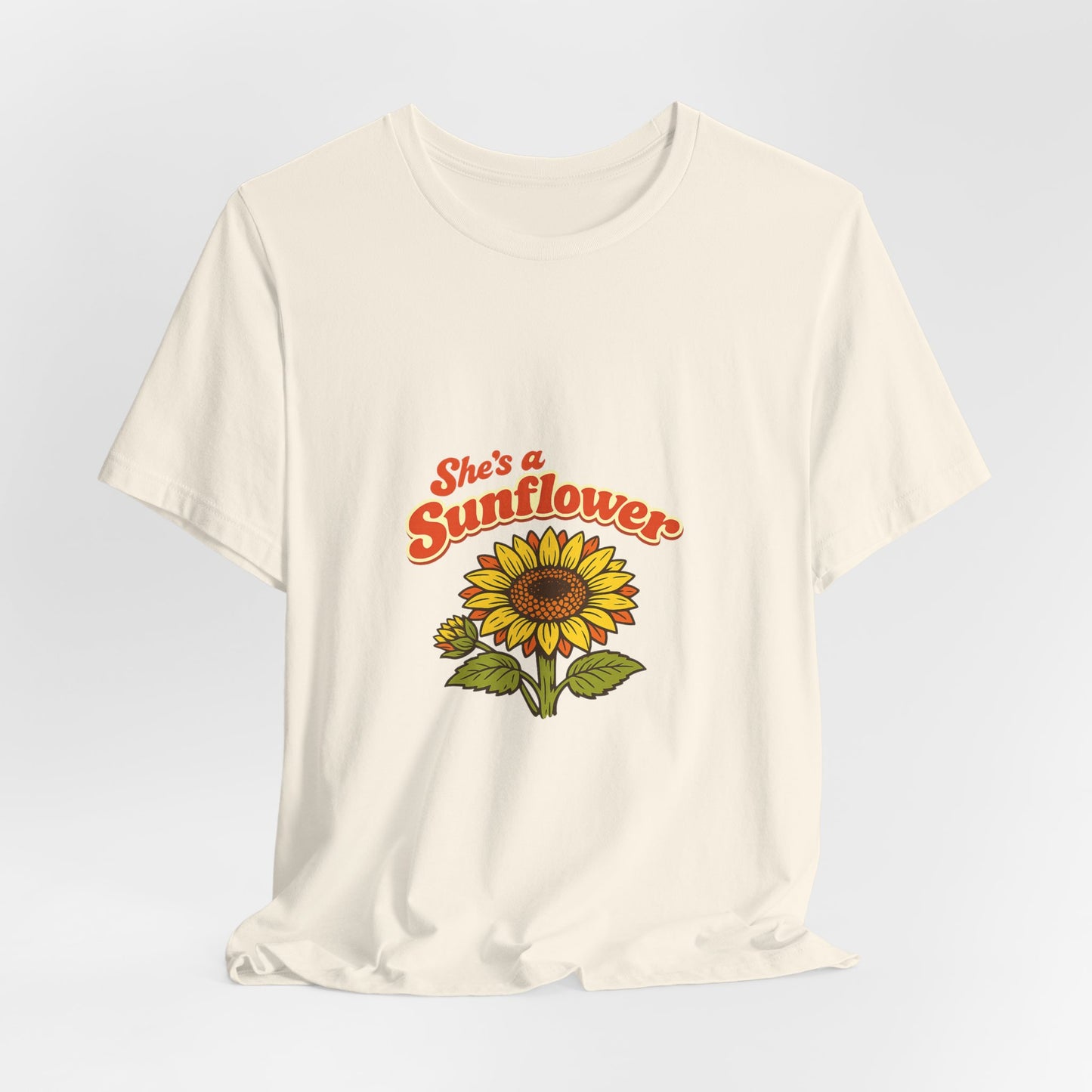 She's a Sunflower Tee — Summer Vibes Floral Graphic T-Shirt
