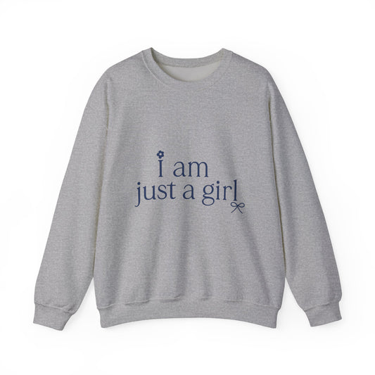 "I Am Just a Girl" Minimal Feminine Graphic