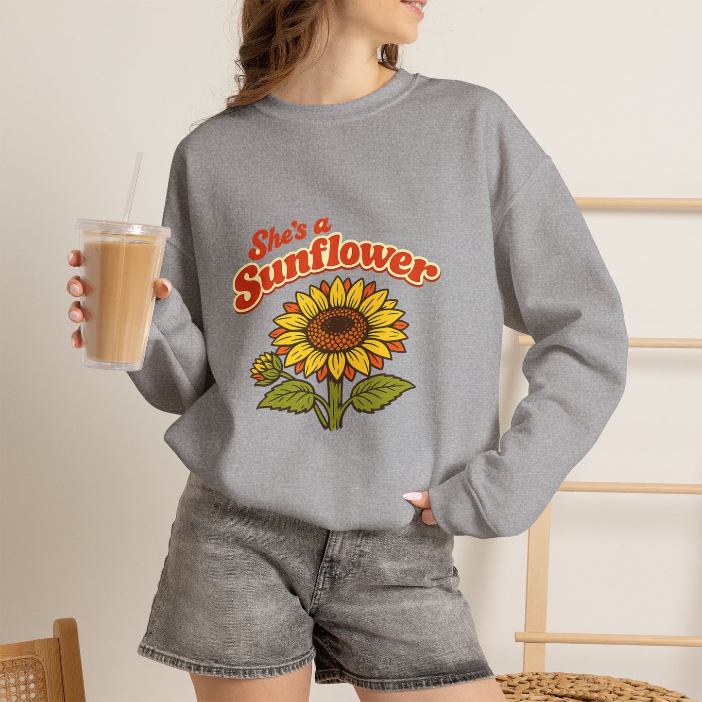 She's a Flower Summer Vibes Sweatshirt