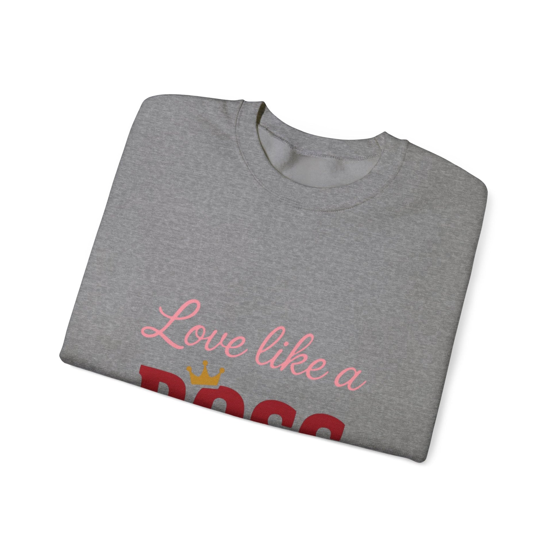 Love Like a Boss sweatshirt | Romantic typography crewneck Printify