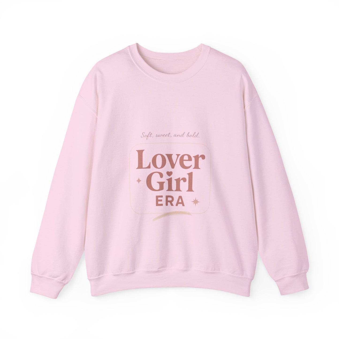 Lover Girl Valentines Sweatshirt | Cute Typography Heart Design