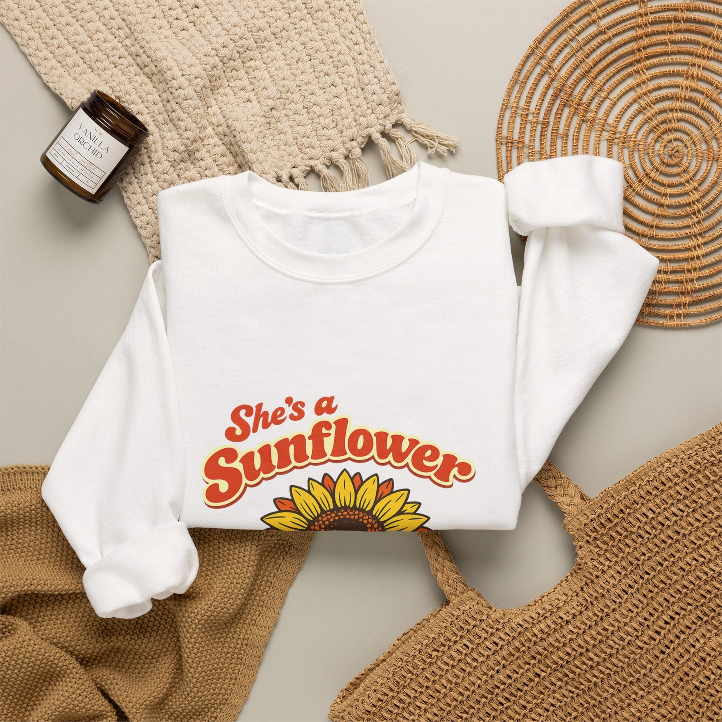 She's a Flower Summer Vibes Sweatshirt