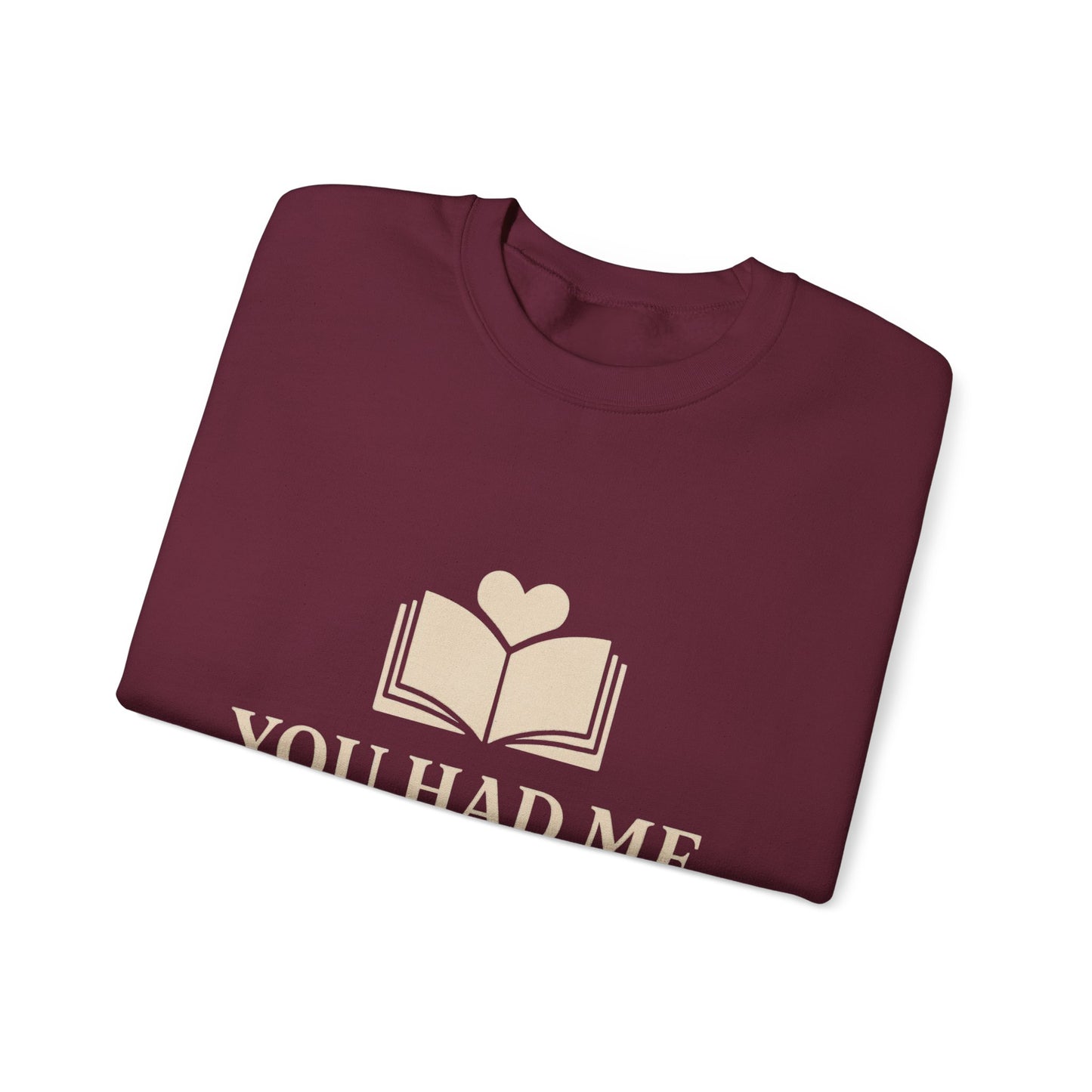 You Turned the Page Book Graphic Sweatshirt | Cozy Reading Quote Crewneck