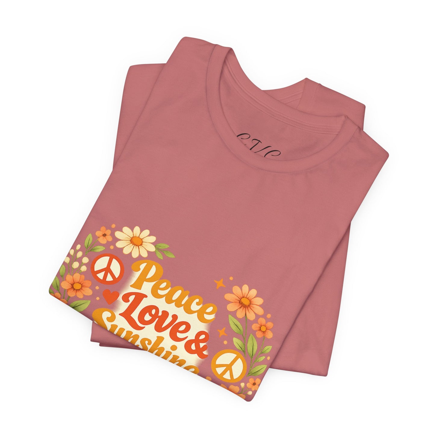 Peace Love and Sunshine Summer Vibes T-Shirt