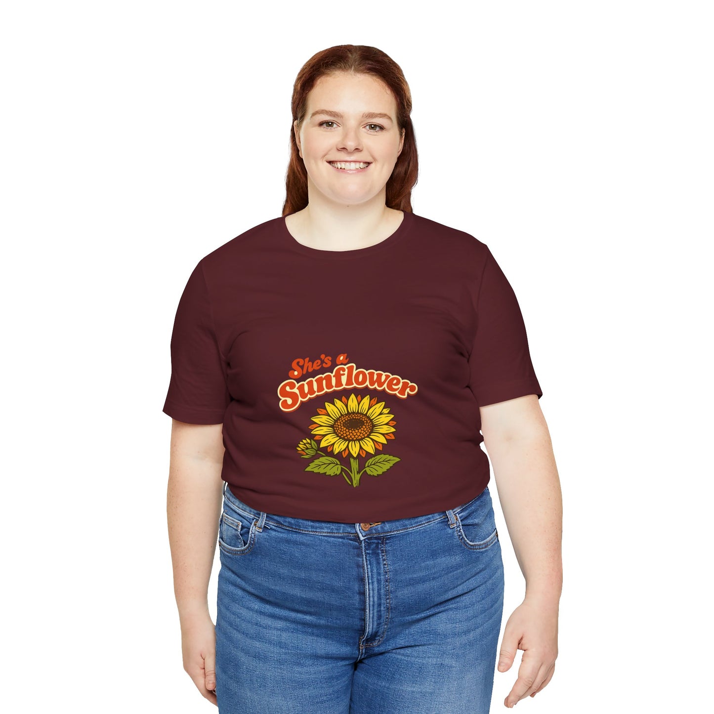 She's a Sunflower Tee — Summer Vibes Floral Graphic T-Shirt