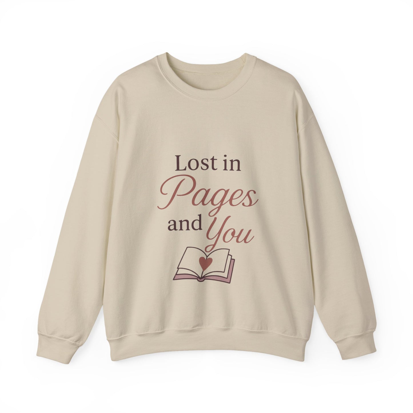 Lost in Pages "You" Sweatshirt — Book Lover Crewneck