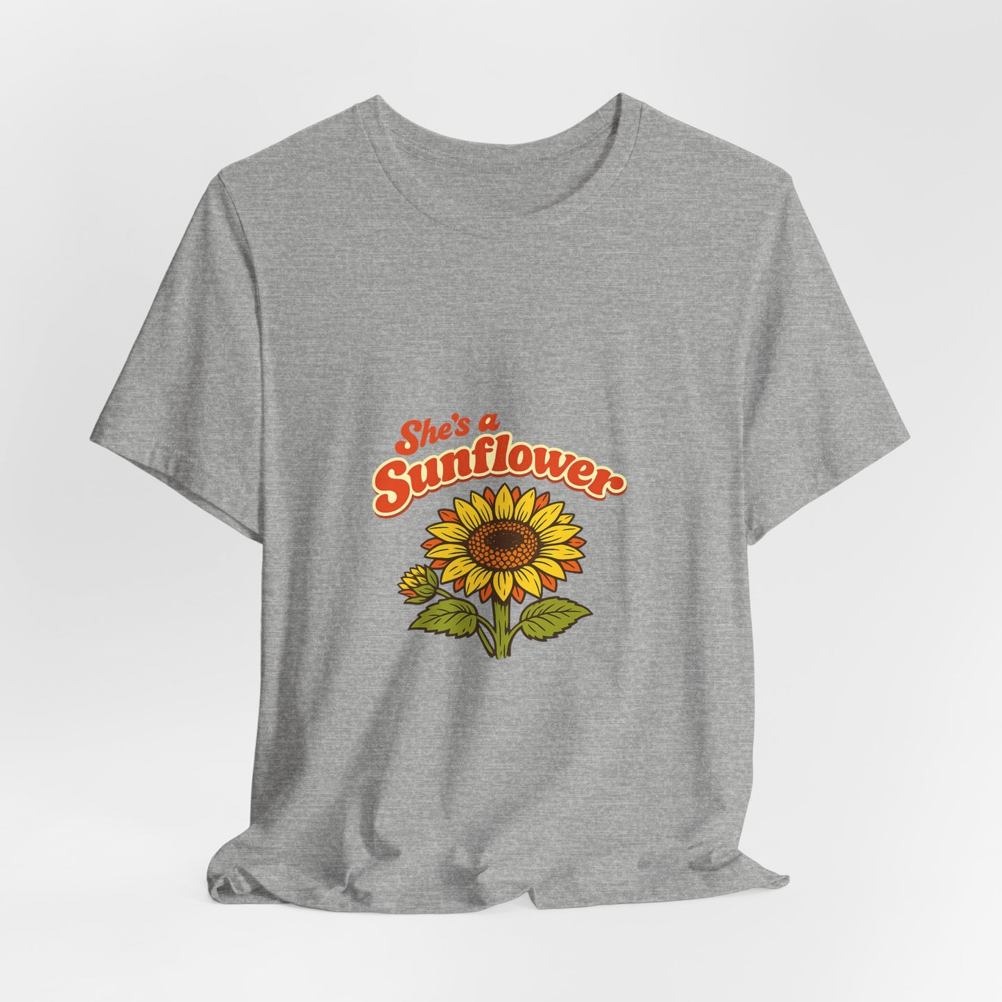She's a Sunflower Tee — Summer Vibes Floral Graphic T-Shirt