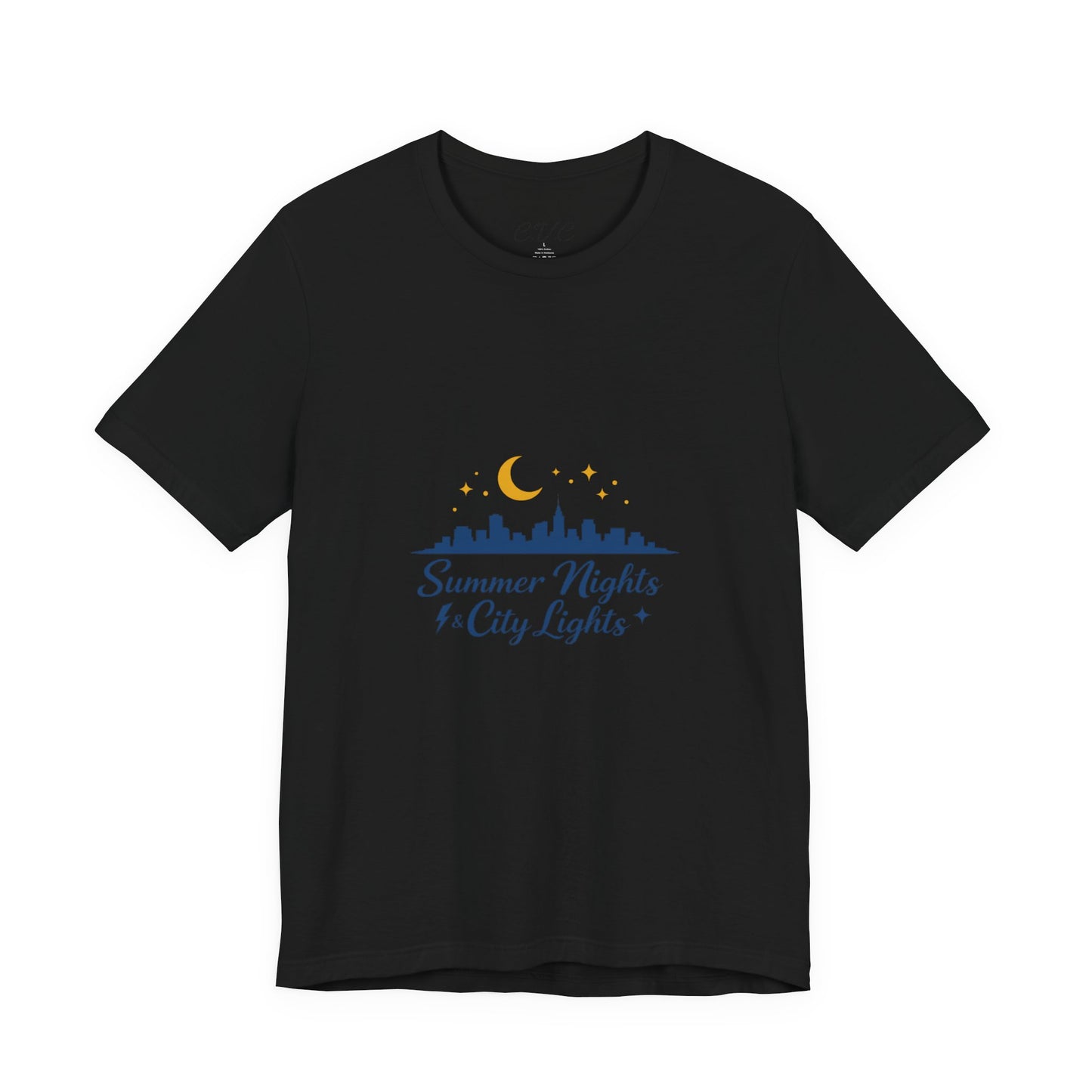 Summer Vibes City Nights T-Shirt — "Summer Nights and City Light"