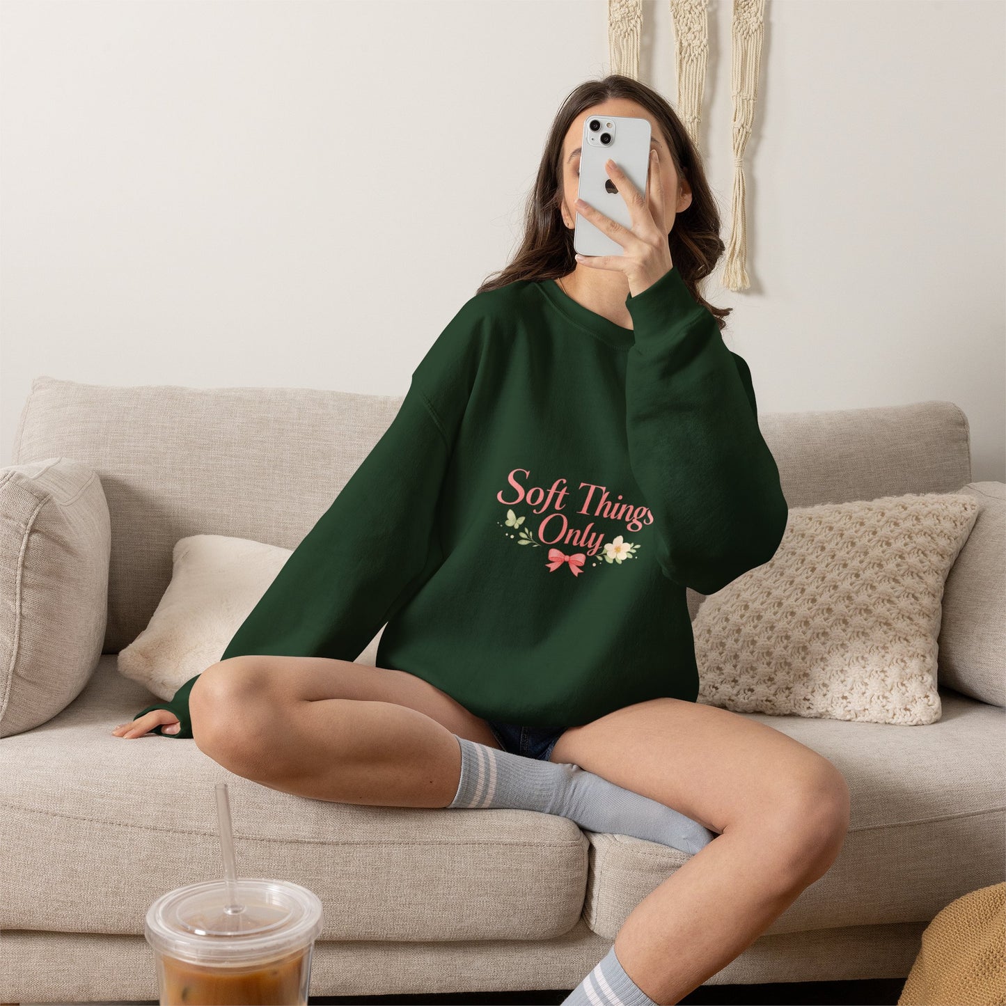 Soft Things Only Summer Vibes Sweatshirt