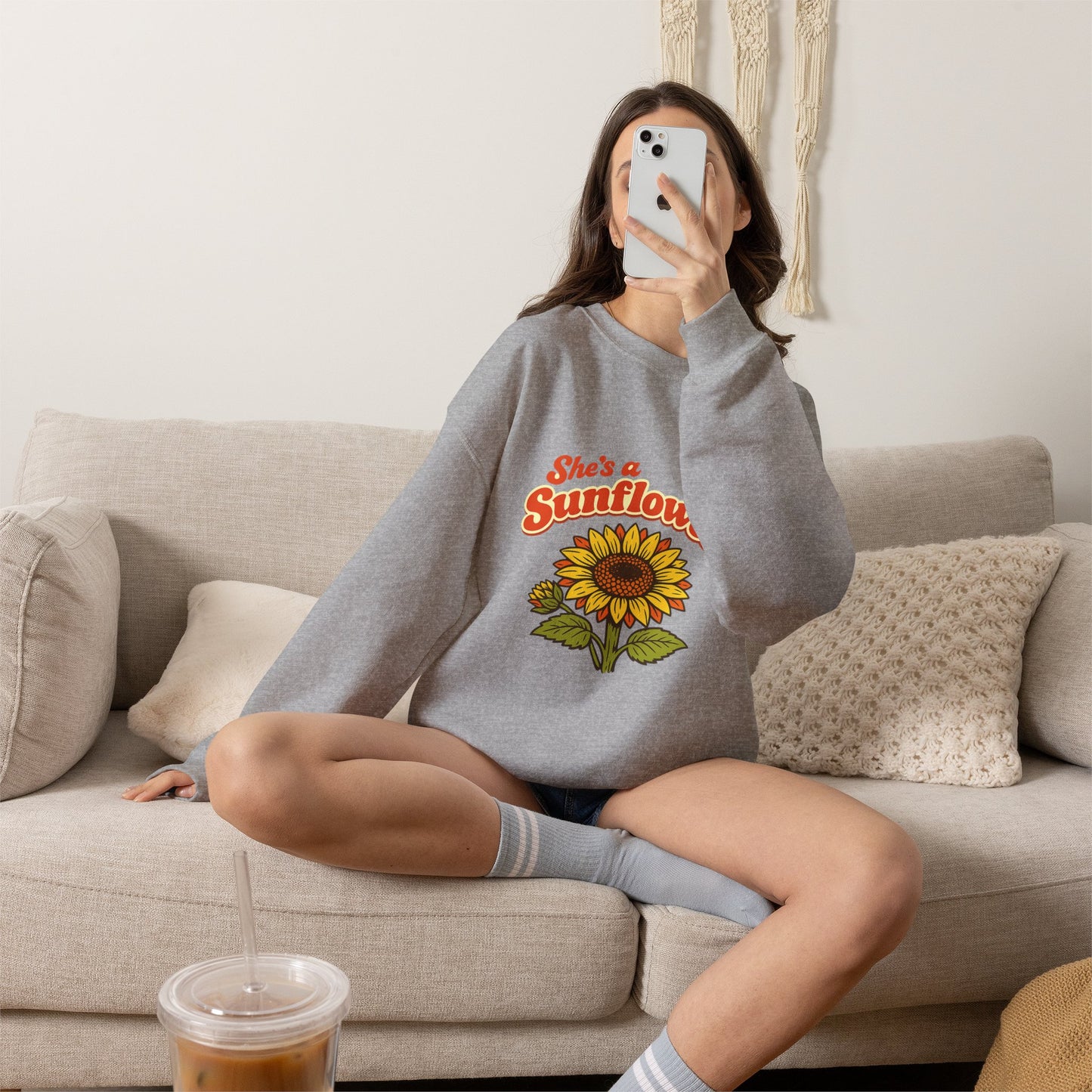 She's a Flower Summer Vibes Sweatshirt
