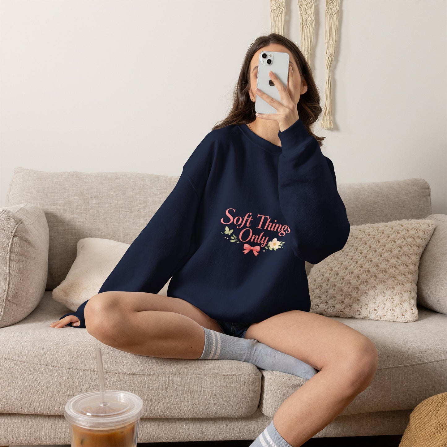 Soft Things Only Summer Vibes Sweatshirt