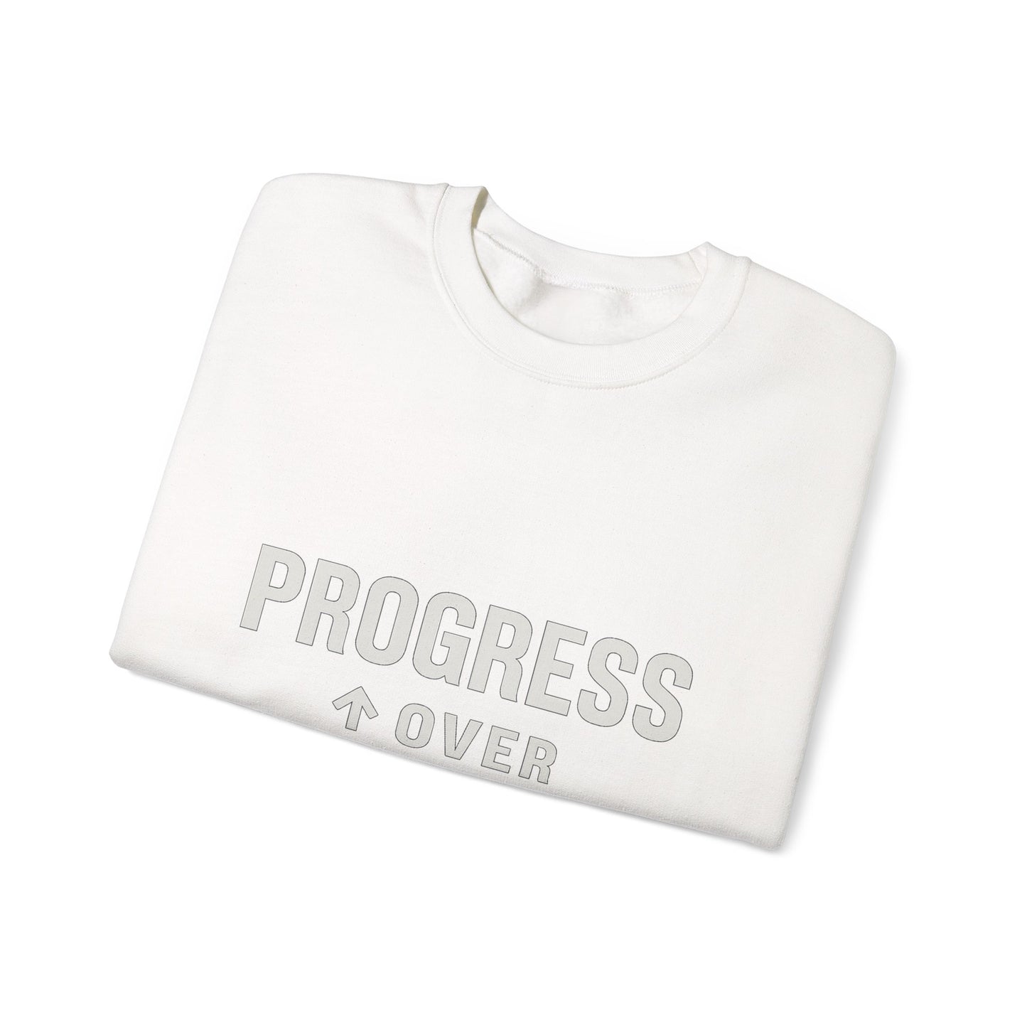 Peace Over Progress Sweatshirt — Minimalist Statement Crewneck