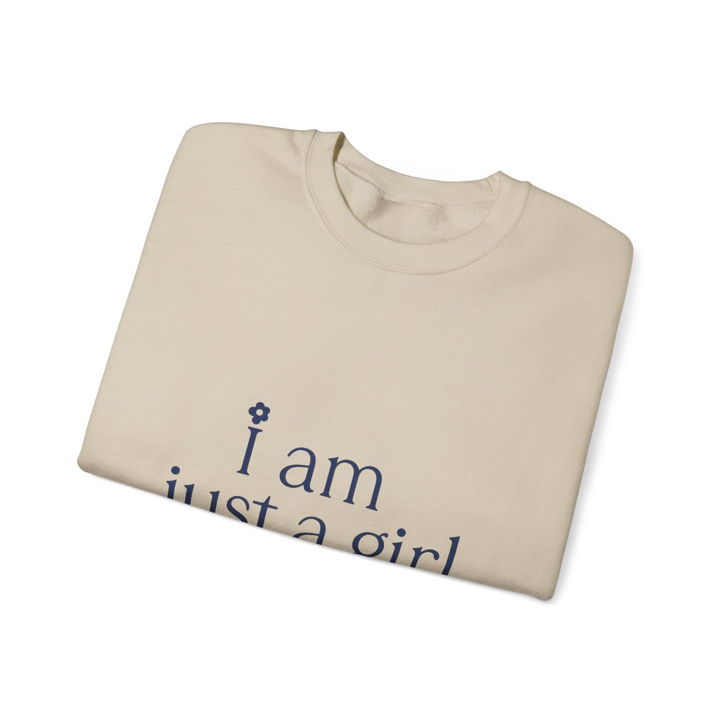 "I Am Just a Girl" Minimal Feminine Graphic