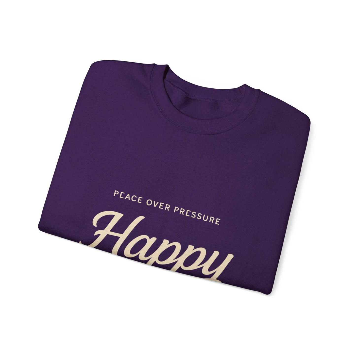 Happy Unavailable Sweatshirt | Peace Over Pressure, Broken Heart Graphic