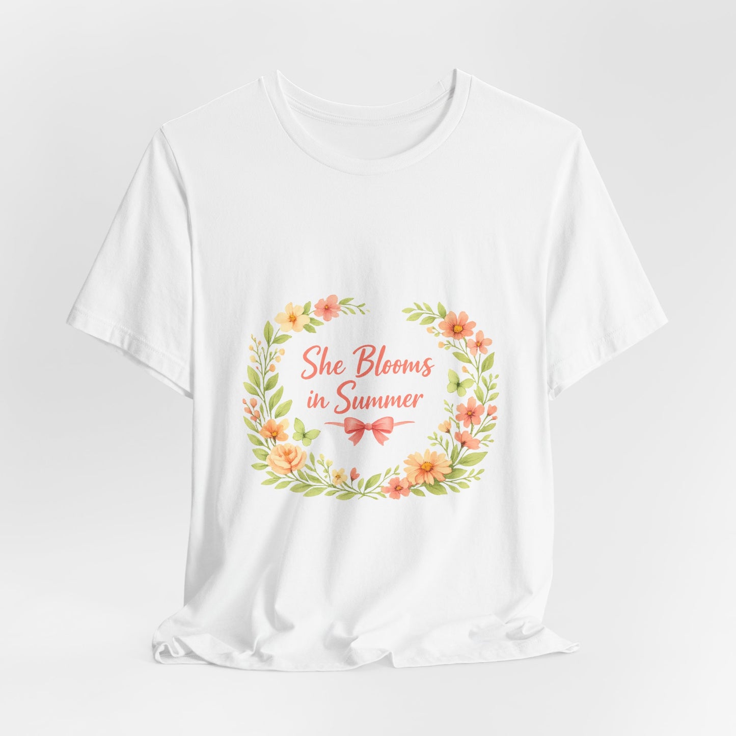She Blooms in Summer Vibes T-Shirt