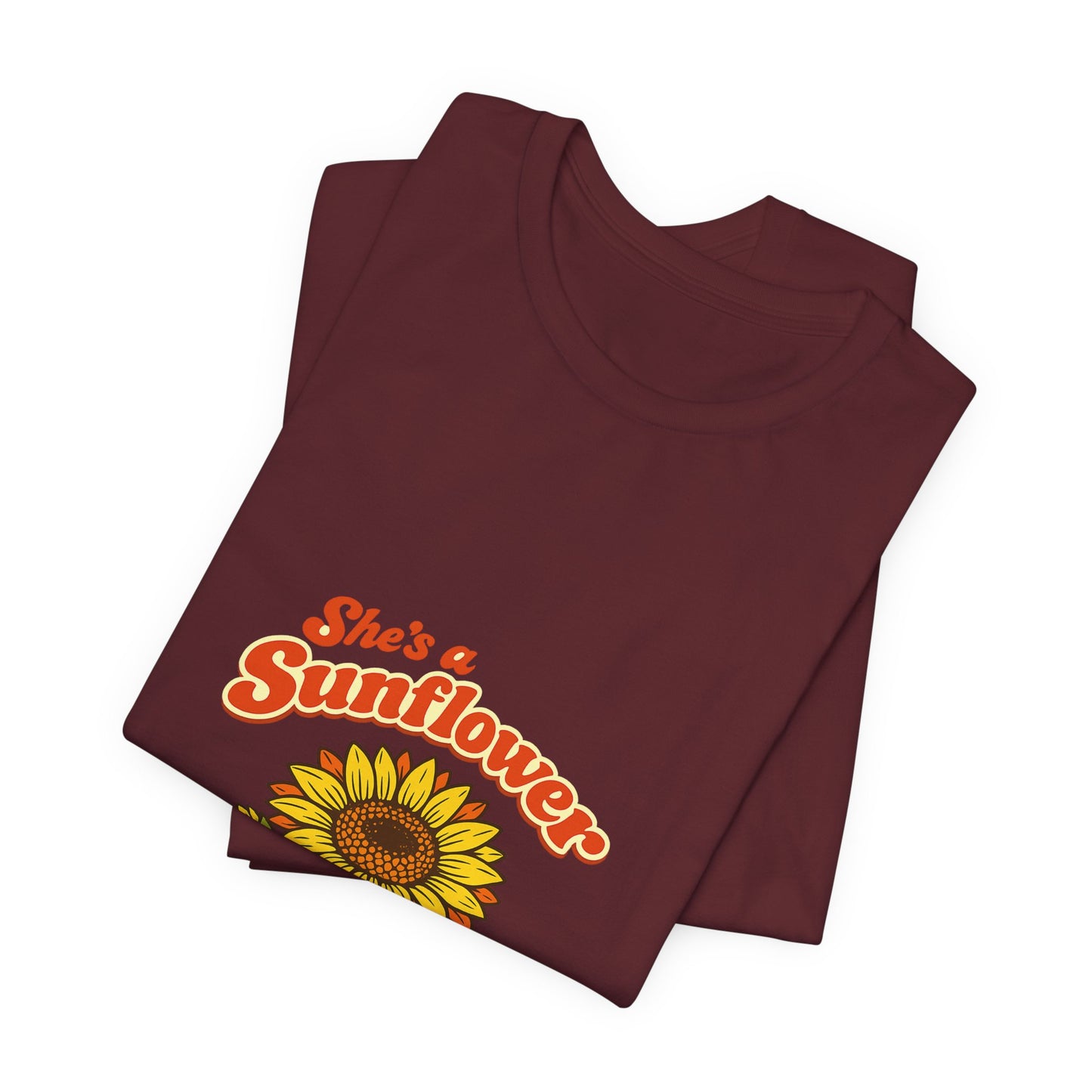 She's a Sunflower Tee — Summer Vibes Floral Graphic T-Shirt