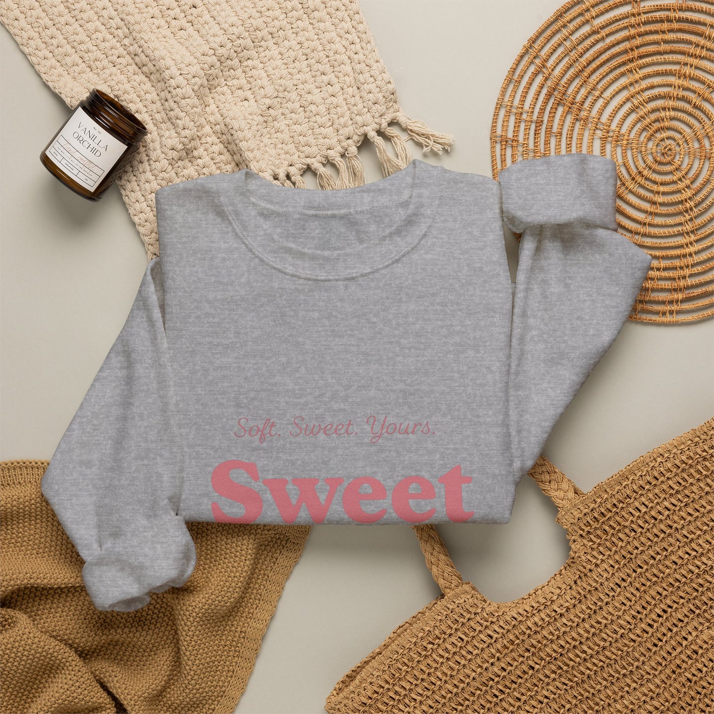"Sweet On Me" Crewneck Sweatshirt — Cute Casual Pullover