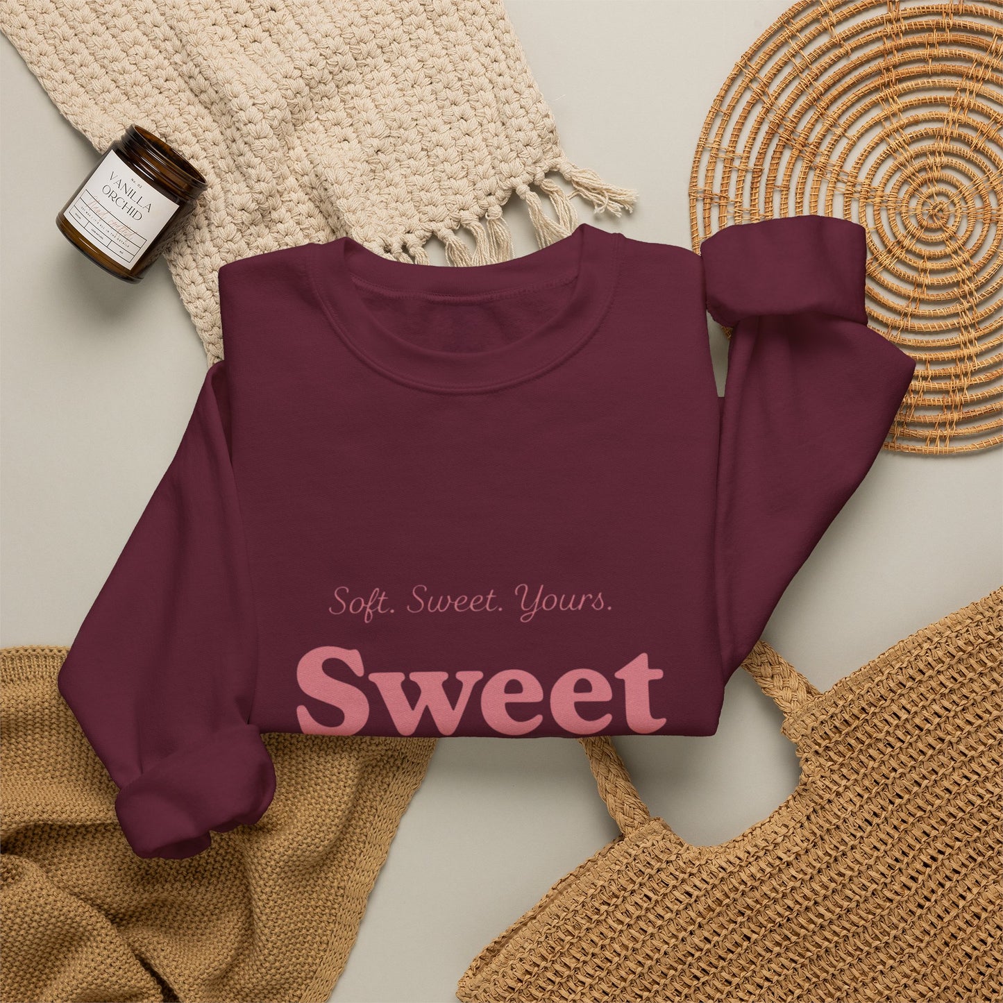 "Sweet On Me" Crewneck Sweatshirt — Cute Casual Pullover