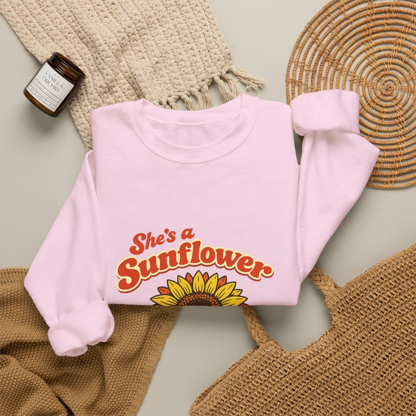 She's a Flower Summer Vibes Sweatshirt