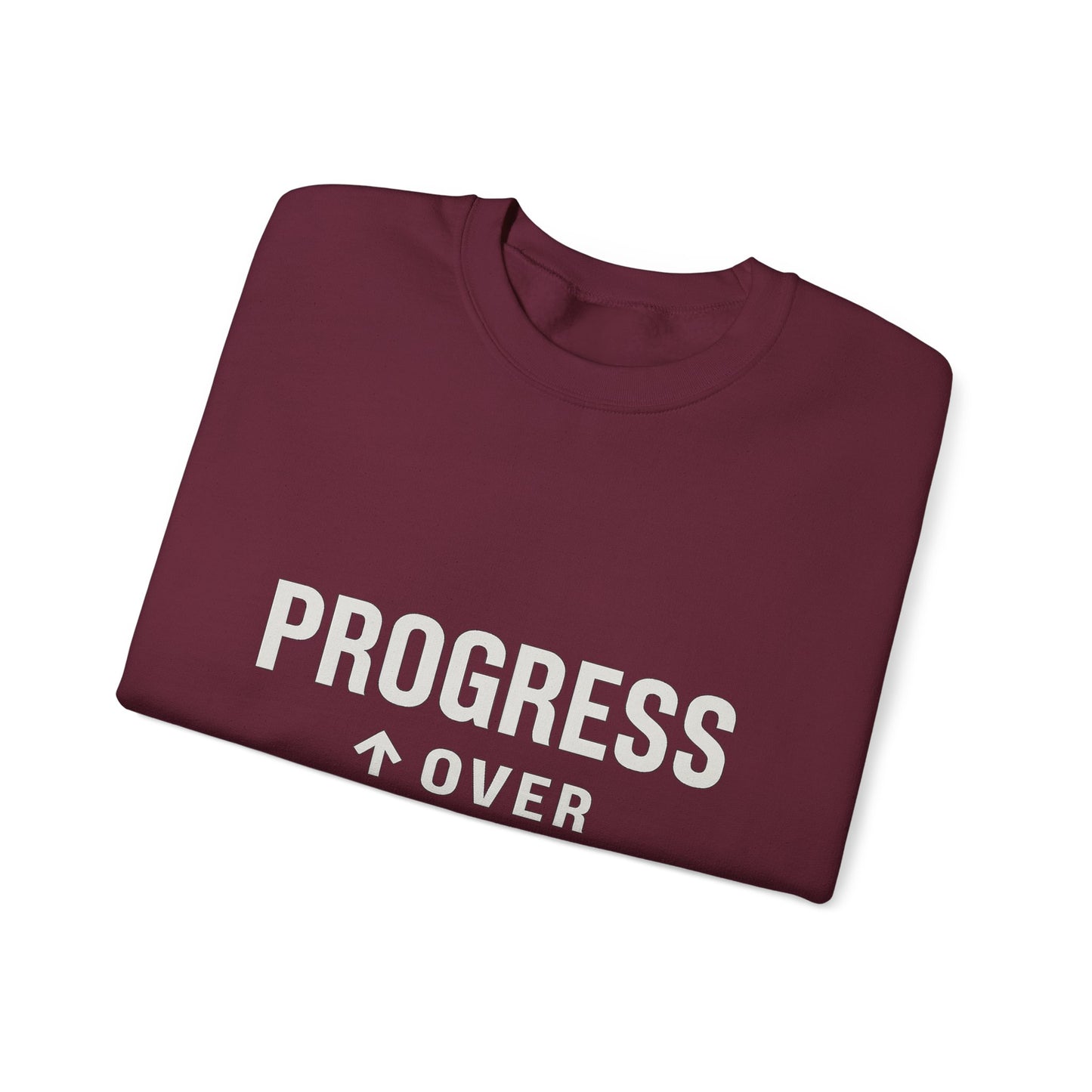 Peace Over Progress Sweatshirt — Minimalist Statement Crewneck