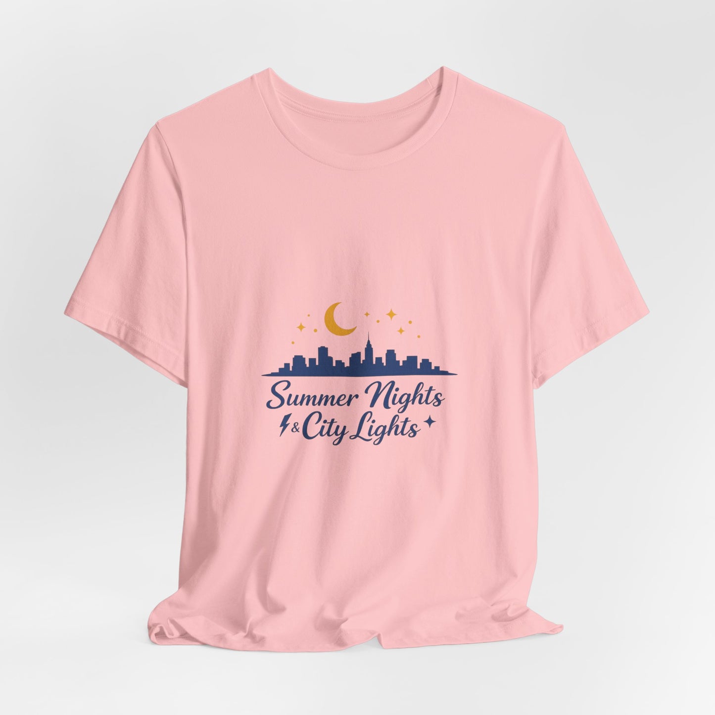 Summer Vibes City Nights T-Shirt — "Summer Nights and City Light"
