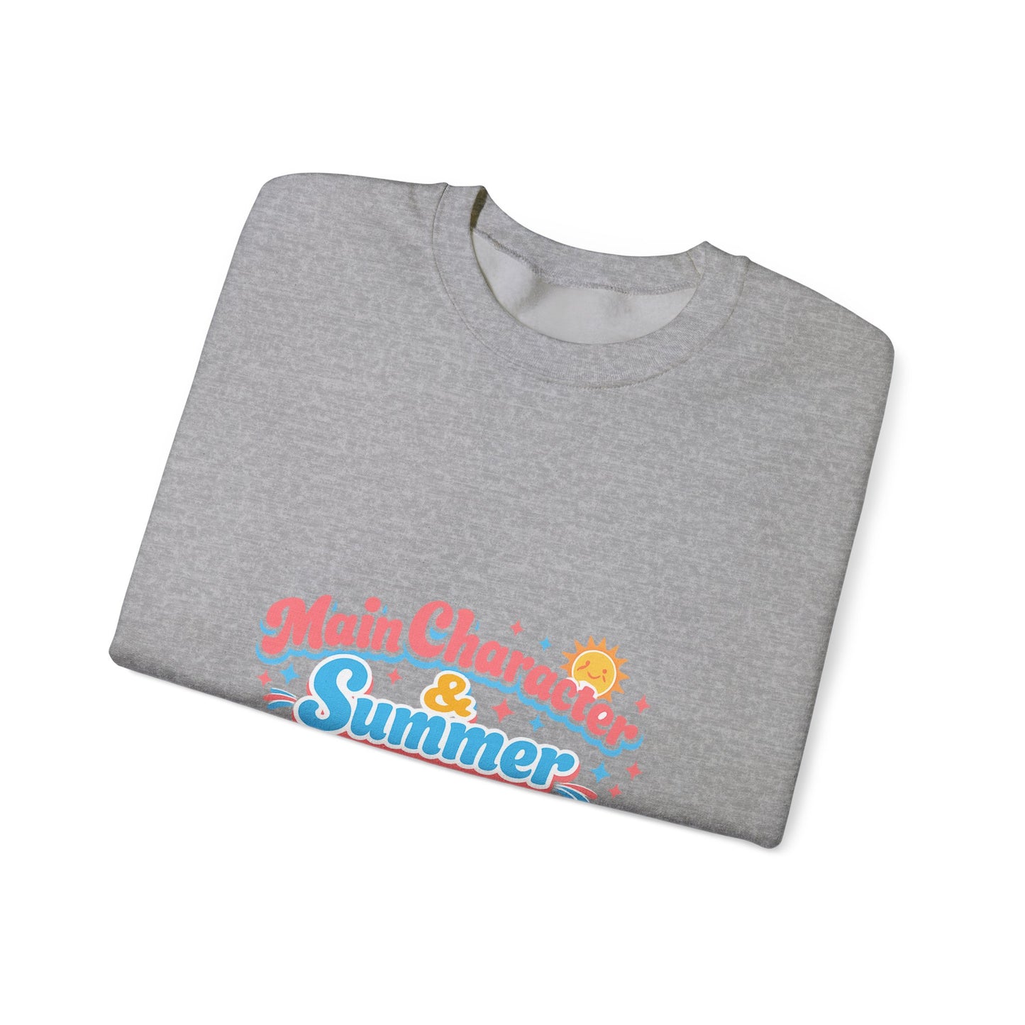 Main Character Energy Summer Vibes Crewneck Sweatshirt