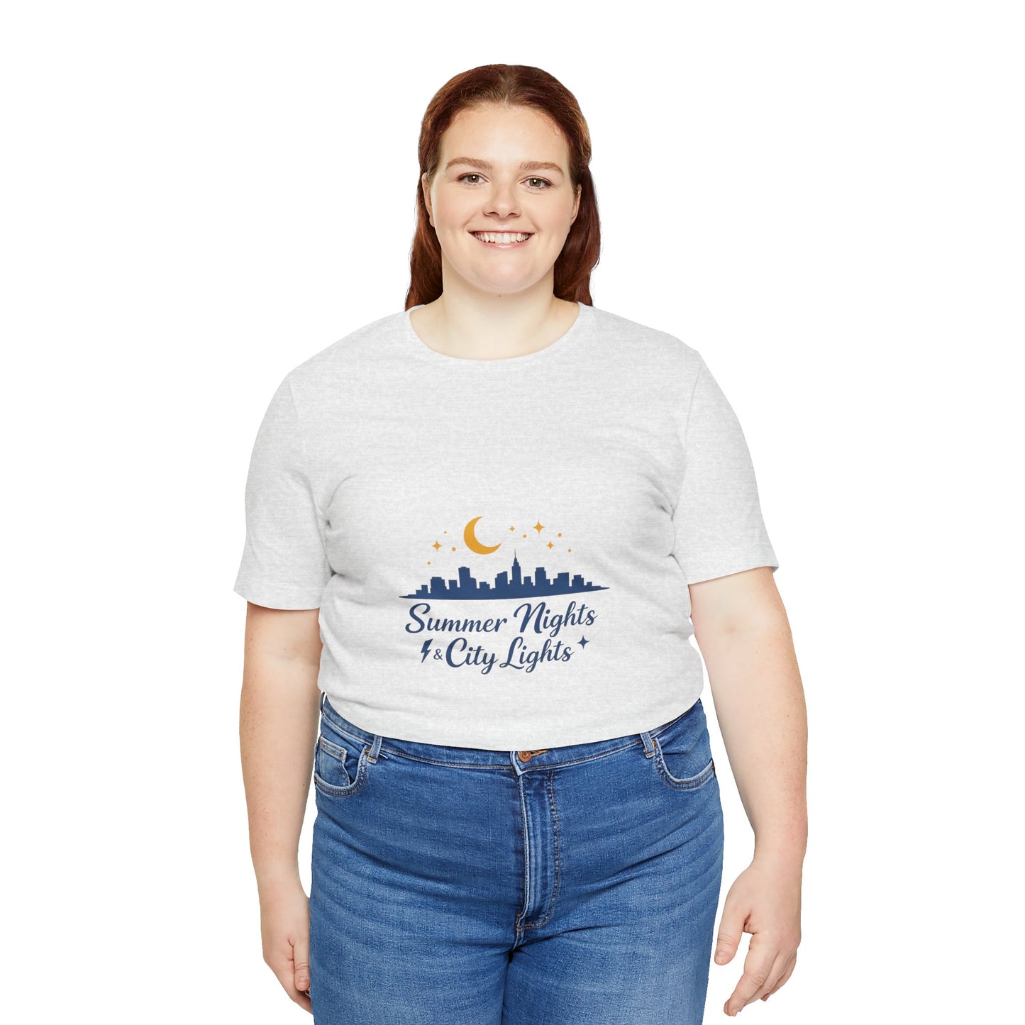 Summer Vibes City Nights T-Shirt — "Summer Nights and City Light"