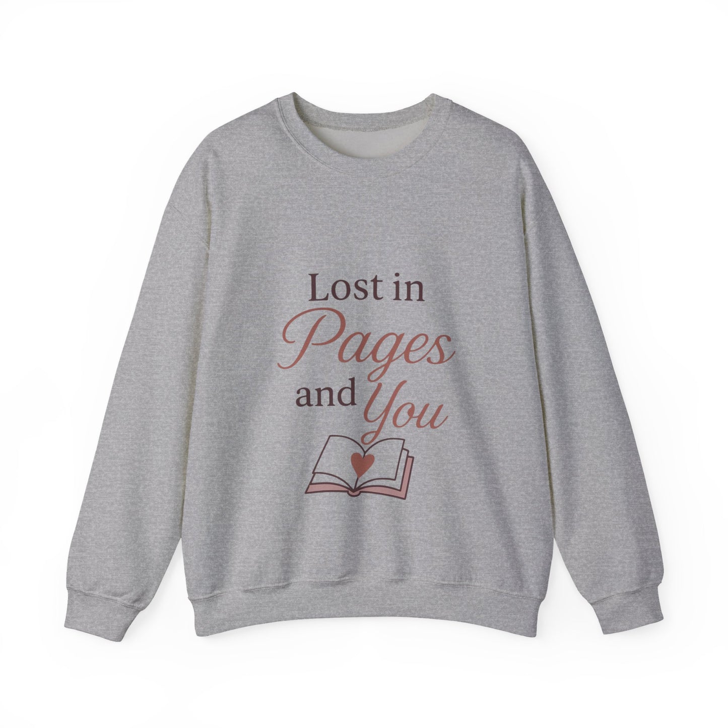 Lost in Pages "You" Sweatshirt — Book Lover Crewneck