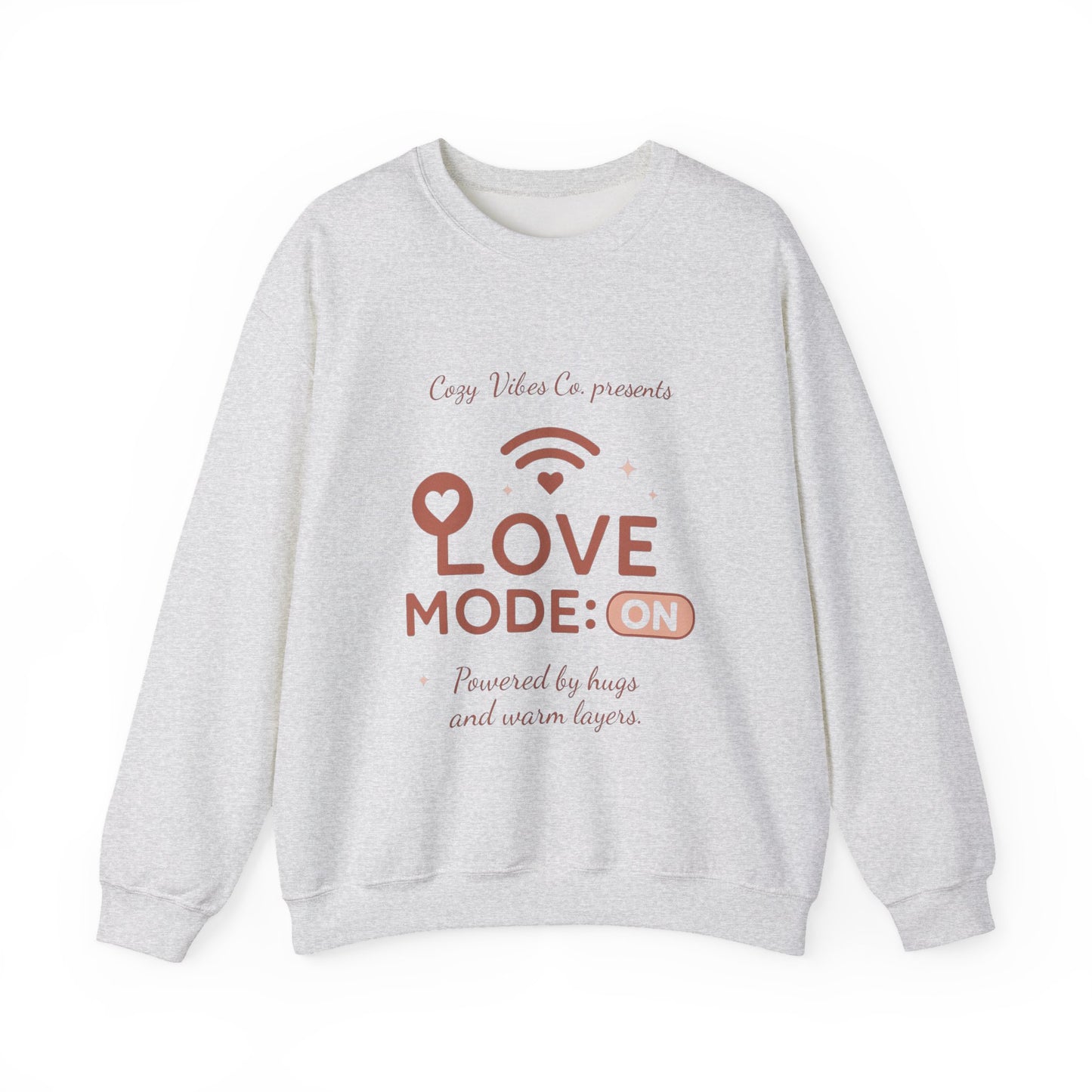 Love Mode On Sweatshirt — Cozy Valentine's Crewneck
