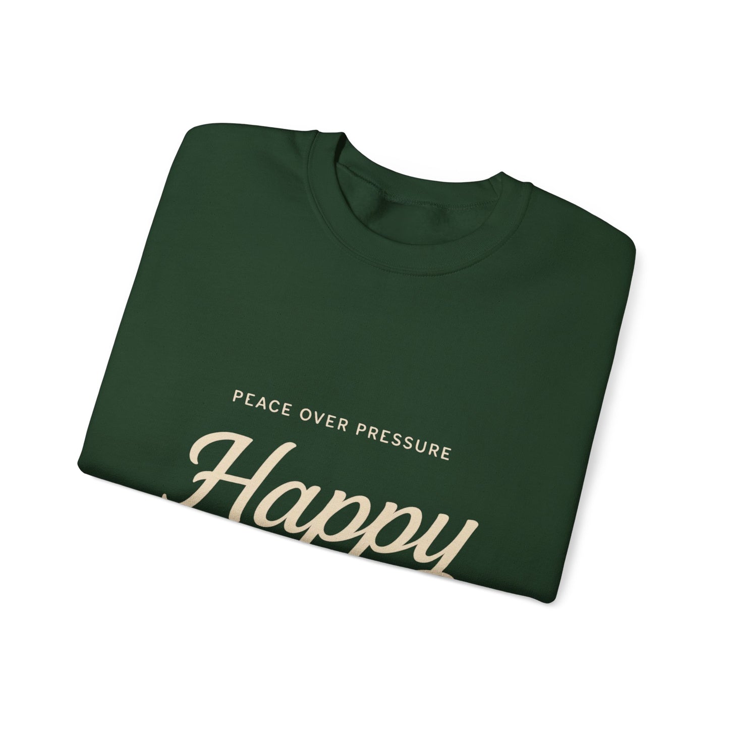 Happy Unavailable Sweatshirt | Peace Over Pressure, Broken Heart Graphic