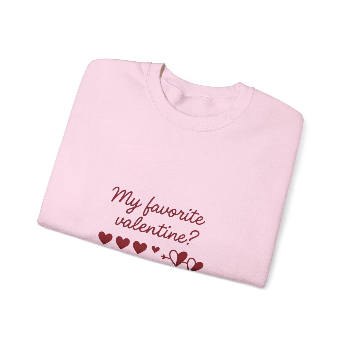 My Favorite Valentine My Bestie sweatshirt | Friendship Valentine Crewneck