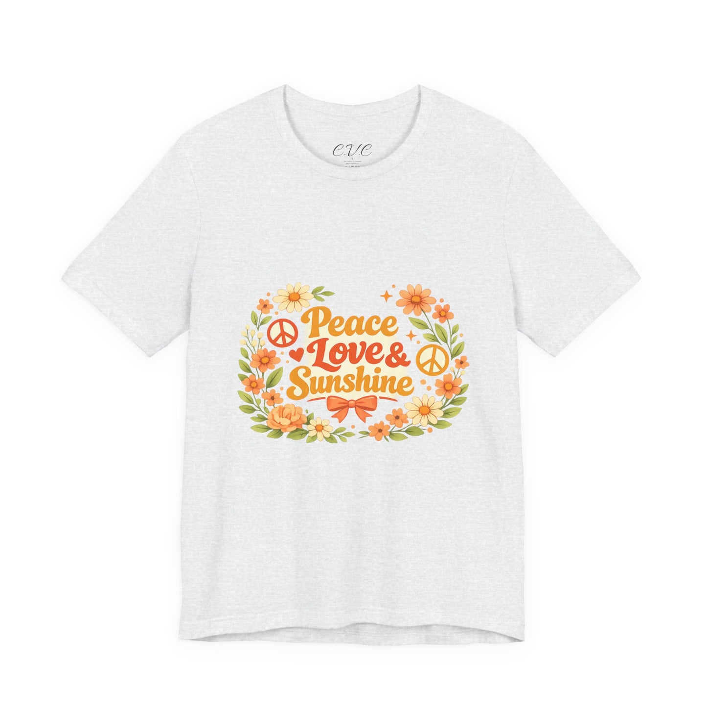 Peace Love and Sunshine Summer Vibes T-Shirt