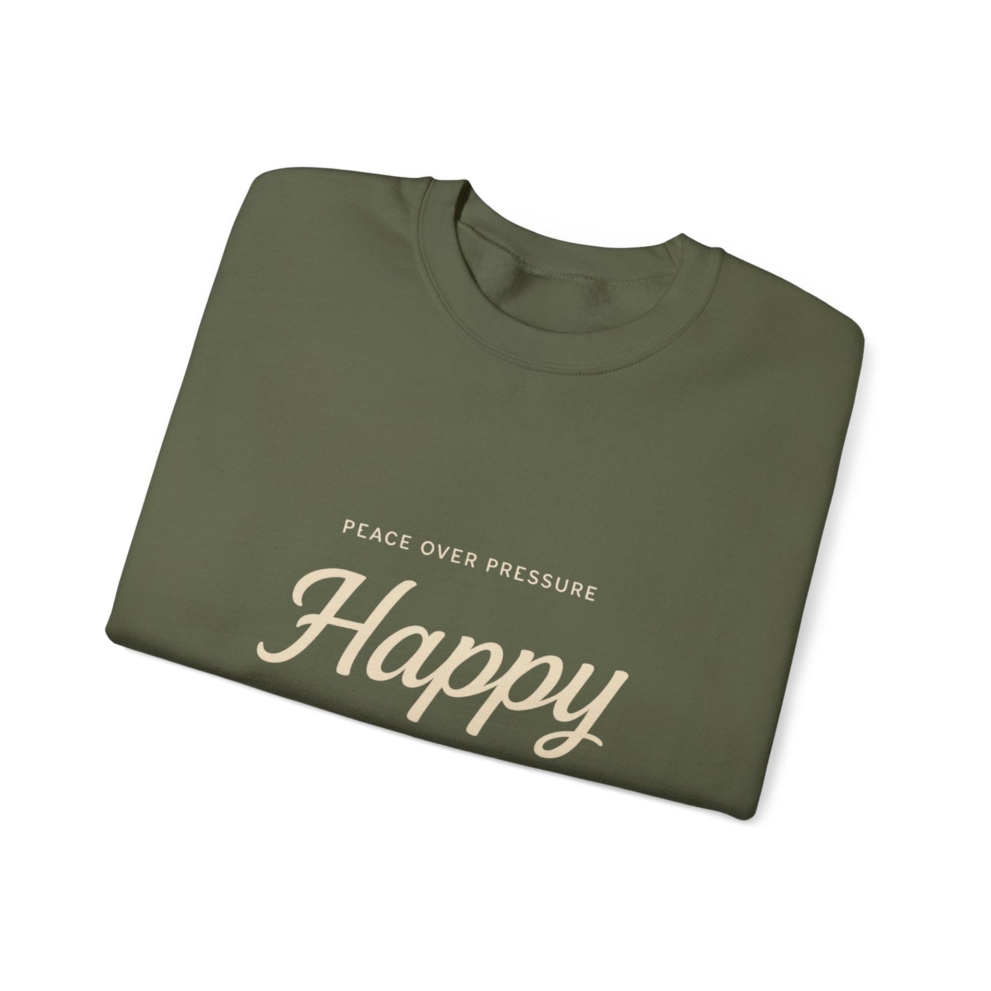 Happy Unavailable Sweatshirt | Peace Over Pressure, Broken Heart Graphic