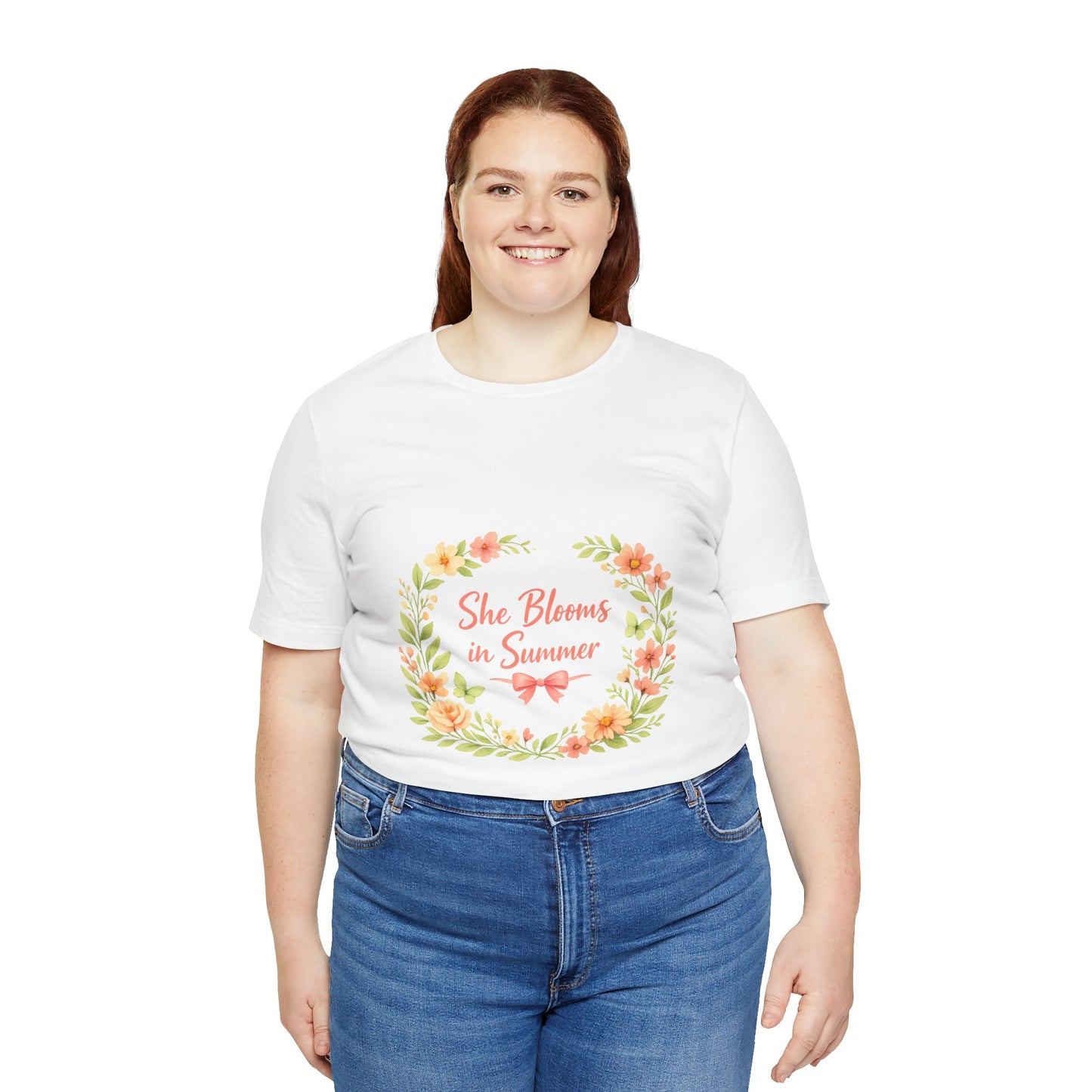 She Blooms in Summer Vibes T-Shirt