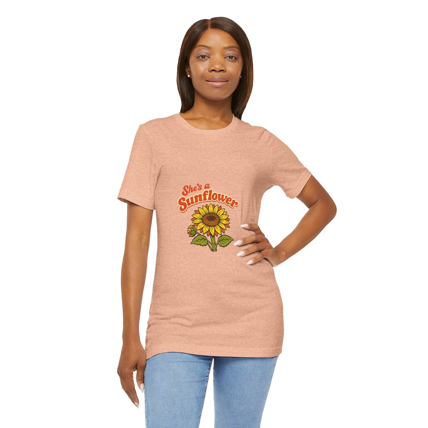 She's a Sunflower Tee — Summer Vibes Floral Graphic T-Shirt