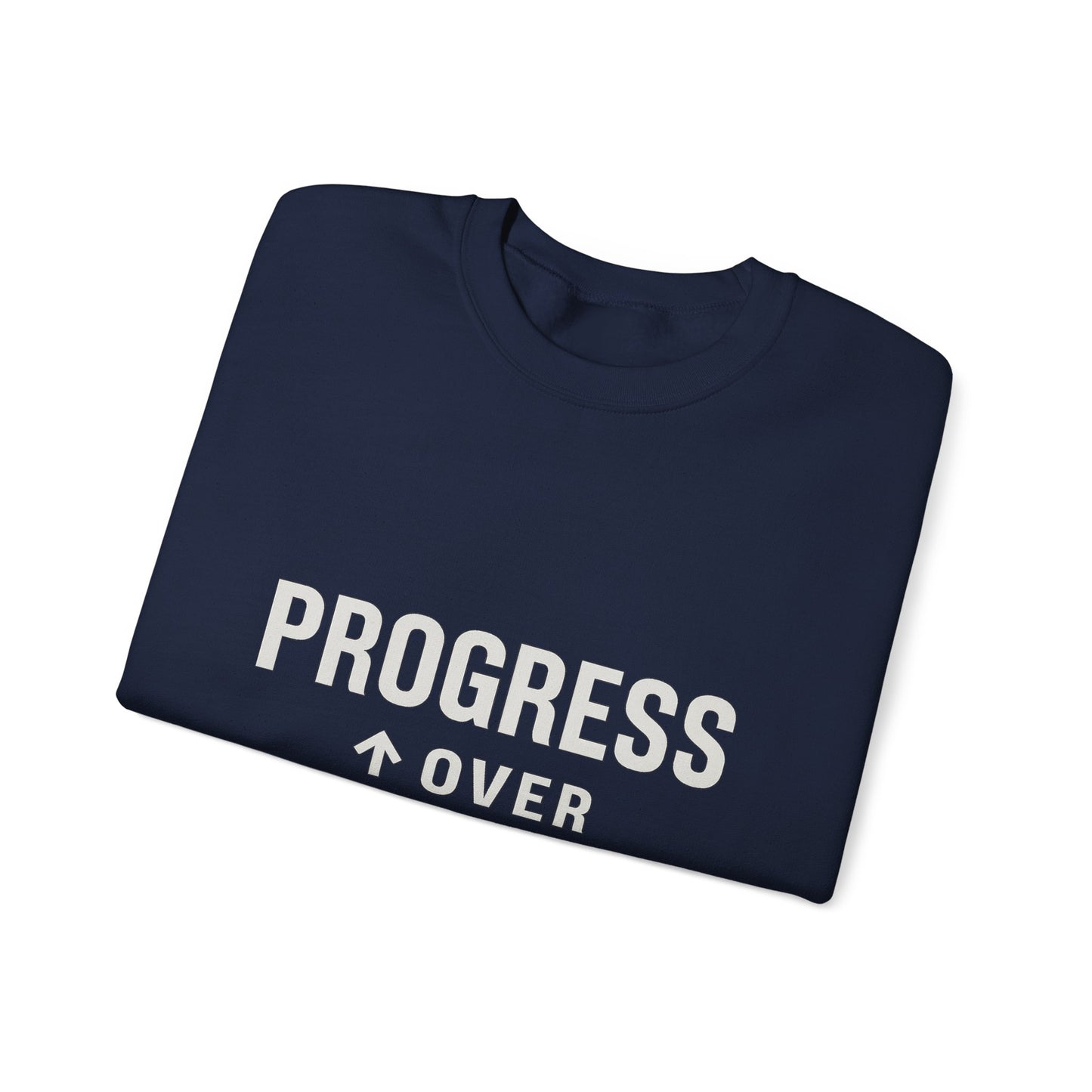 Peace Over Progress Sweatshirt — Minimalist Statement Crewneck
