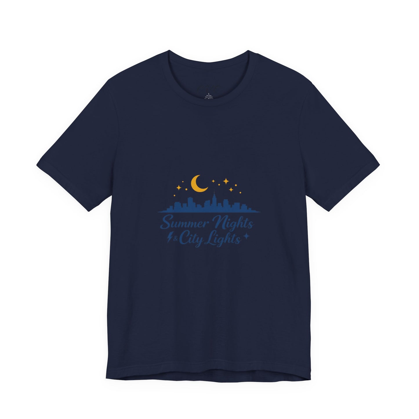 Summer Vibes City Nights T-Shirt — "Summer Nights and City Light"