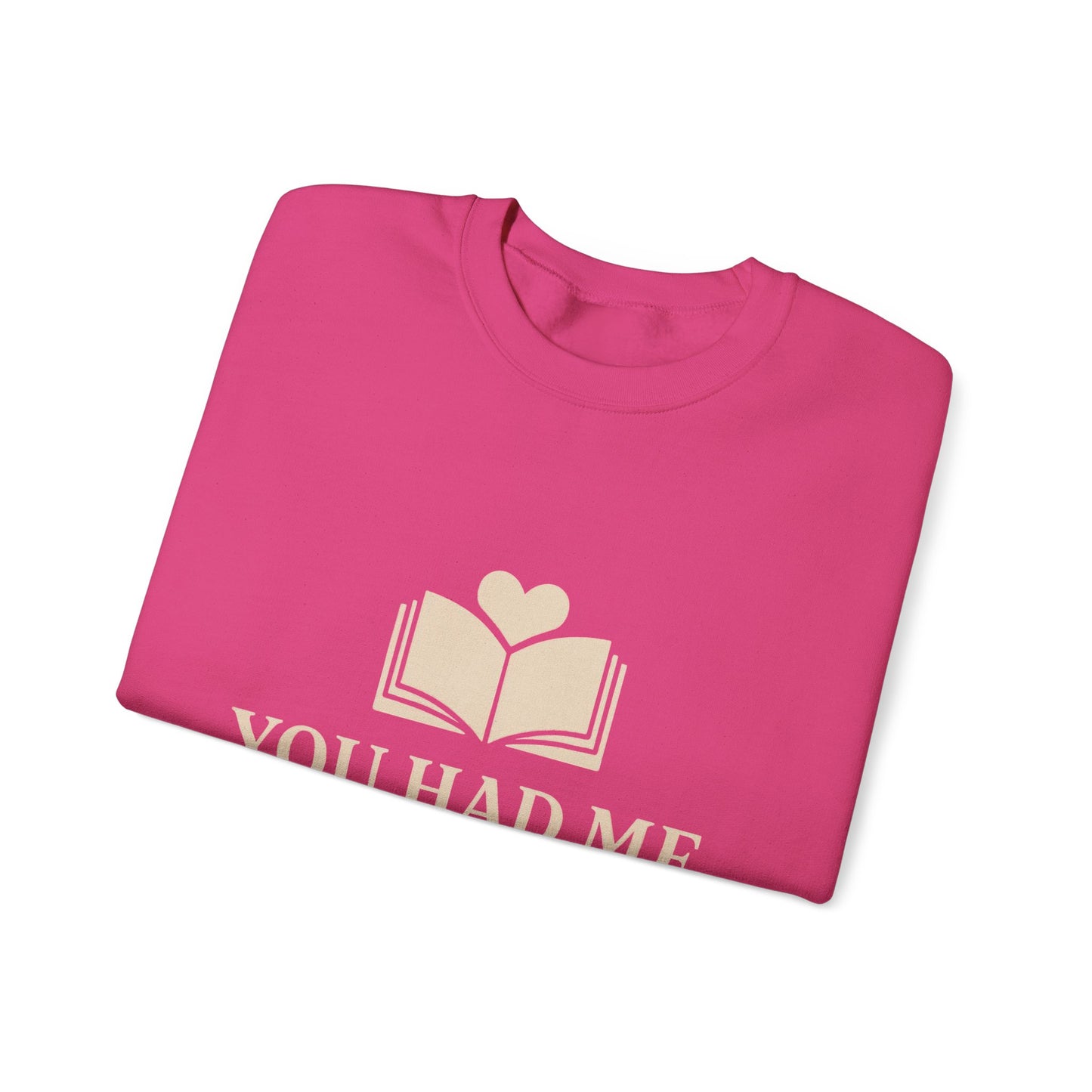 You Turned the Page Book Graphic Sweatshirt | Cozy Reading Quote Crewneck