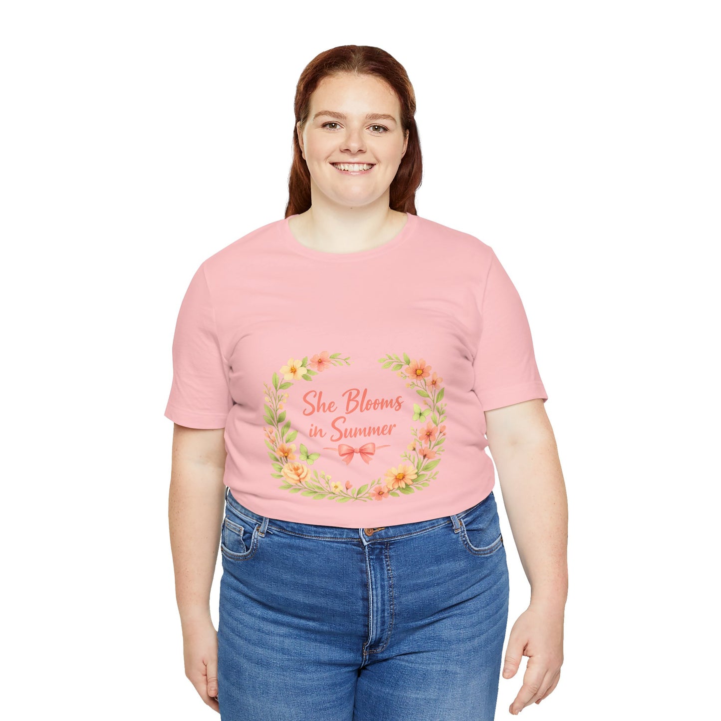 She Blooms in Summer Vibes T-Shirt