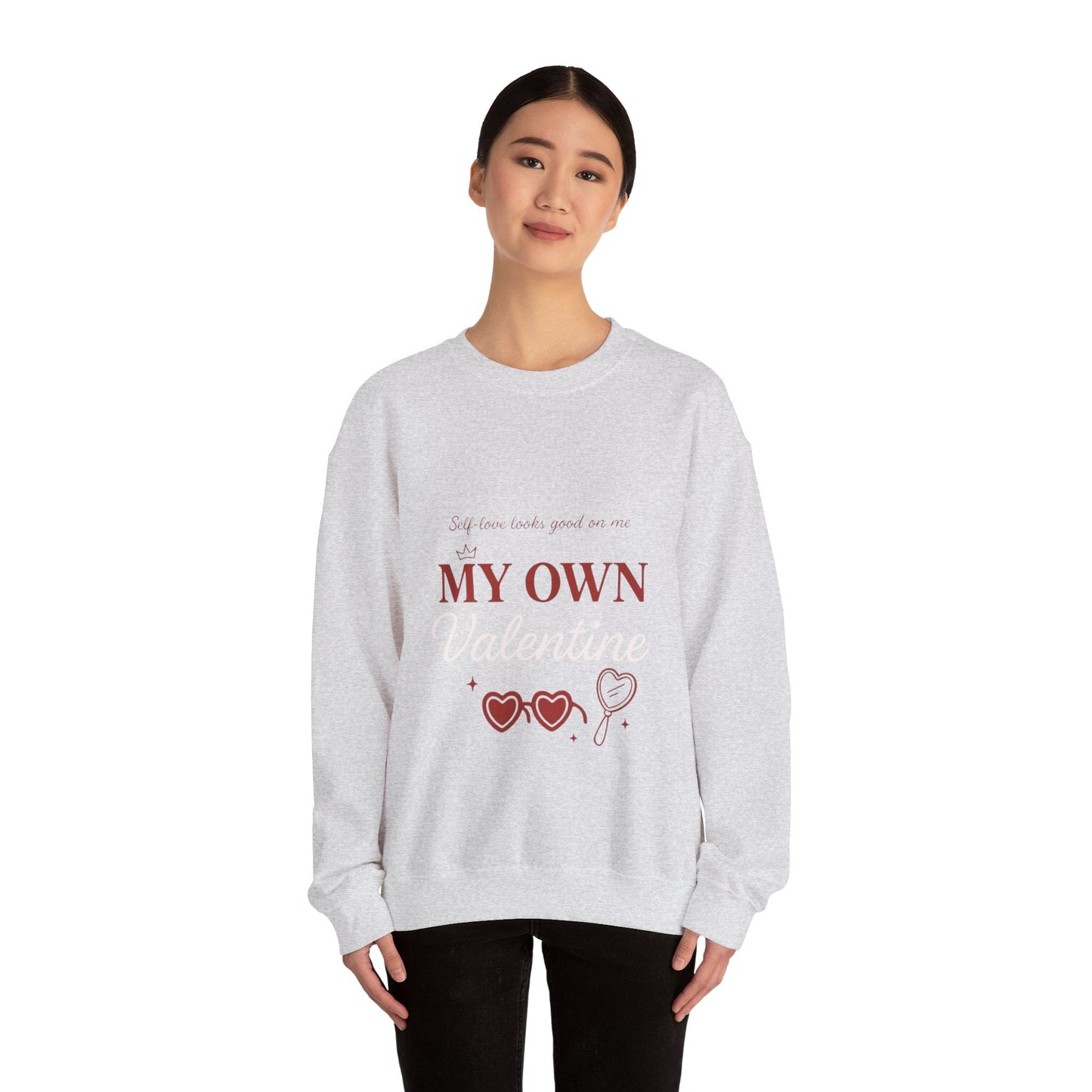 My Own Valentine Sweatshirt Printify
